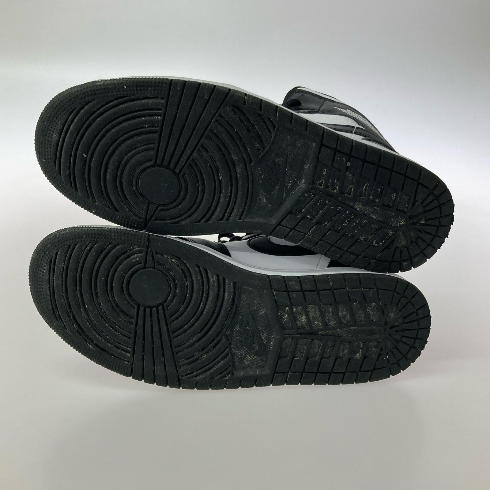 スニーカー WMNS AIR JORDAN 1 MID 28.0cm ブラック/ホワイト 28cm (US10 UK9 1/2 EU46)
