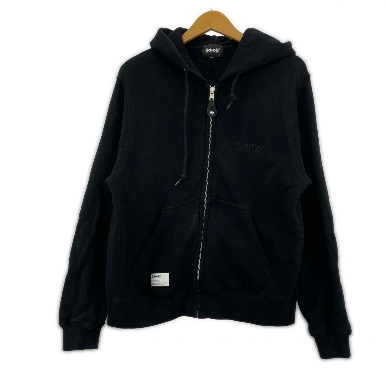 パーカー 5231003 エルボーパッチ パーカー ブラック M M ブラック