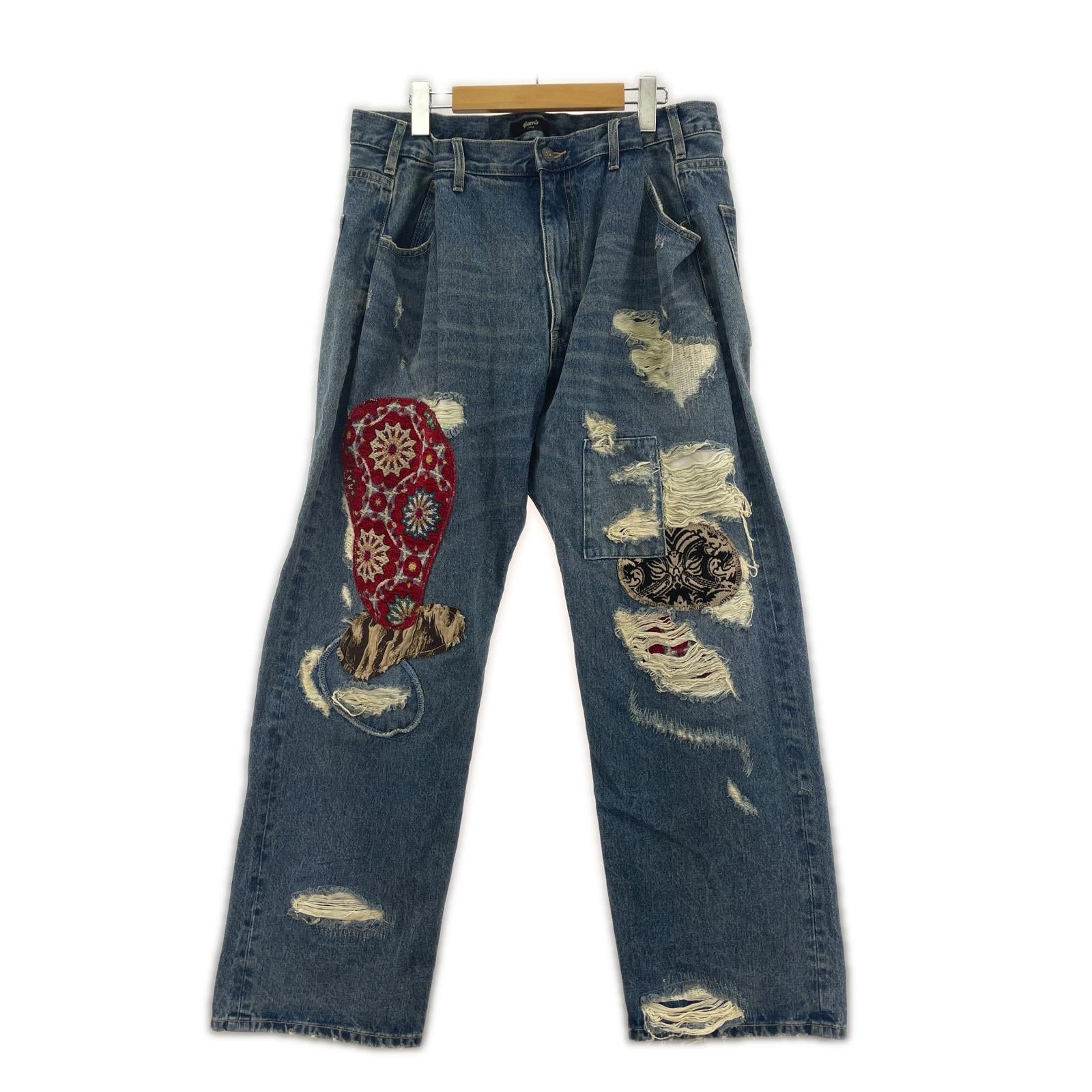 デニムパンツ パサデナアンプラグドデニム (L) L ブルー