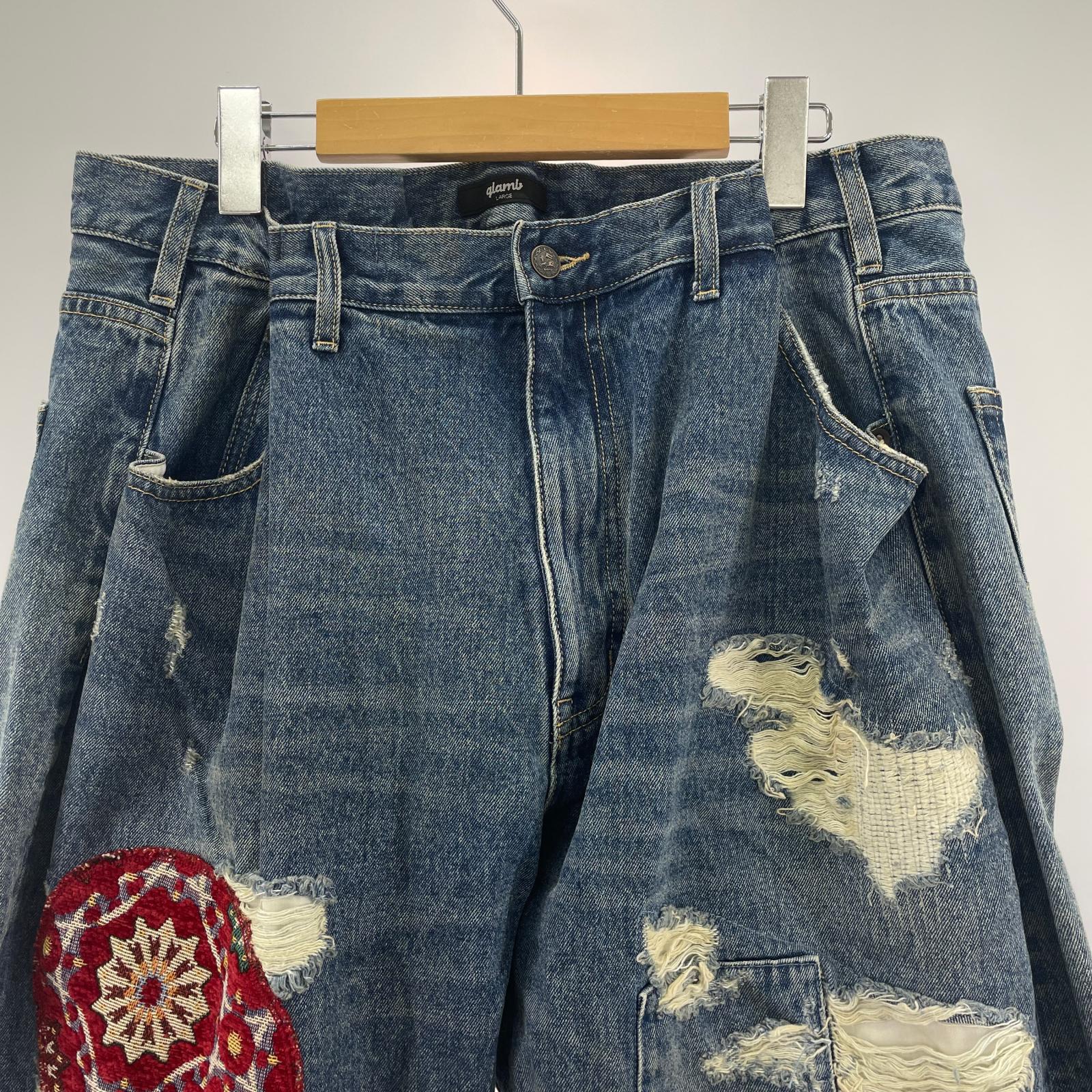 デニムパンツ パサデナアンプラグドデニム (L) L ブルー