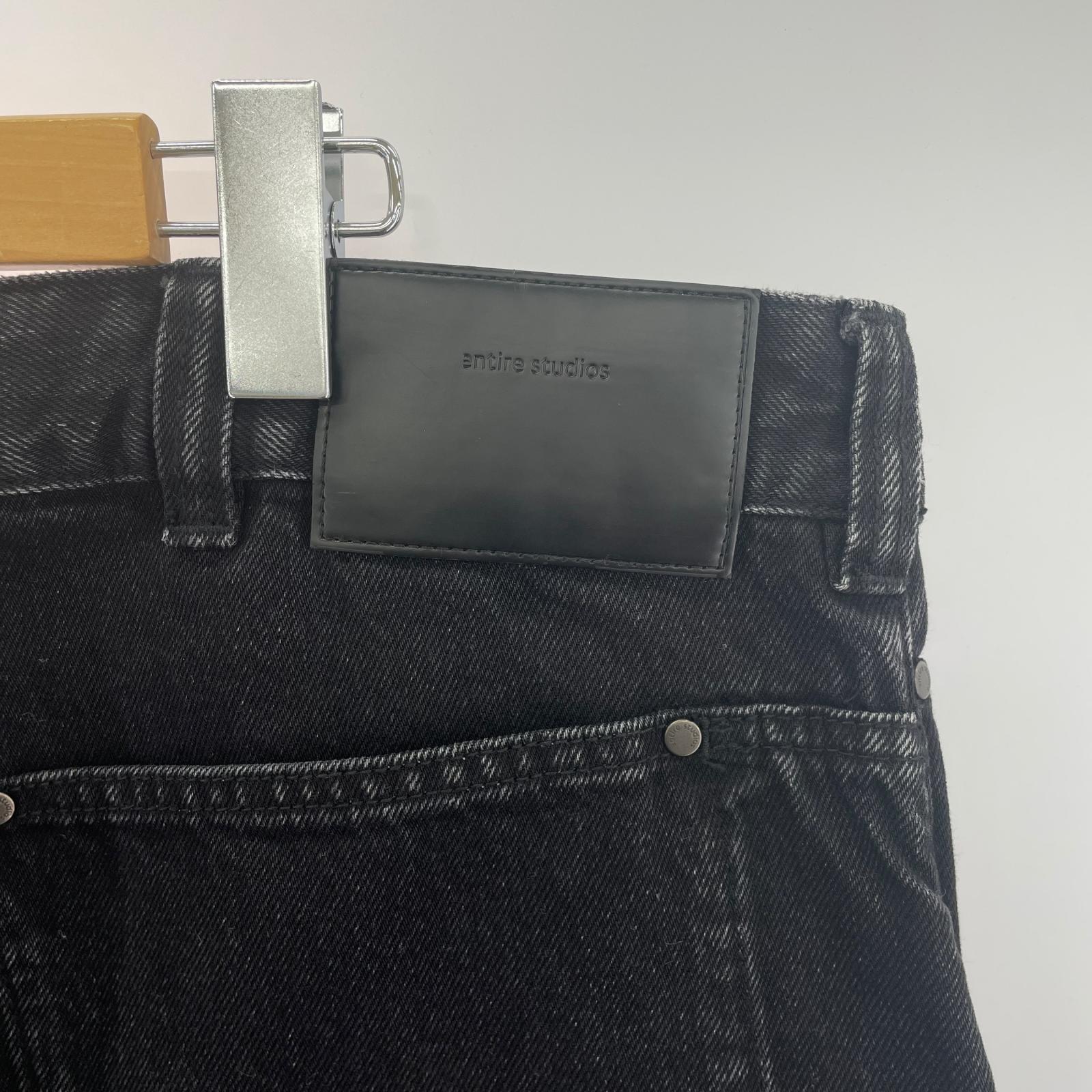 デニムパンツ entire studios GEM JEANS MAGNETITE L ブラック