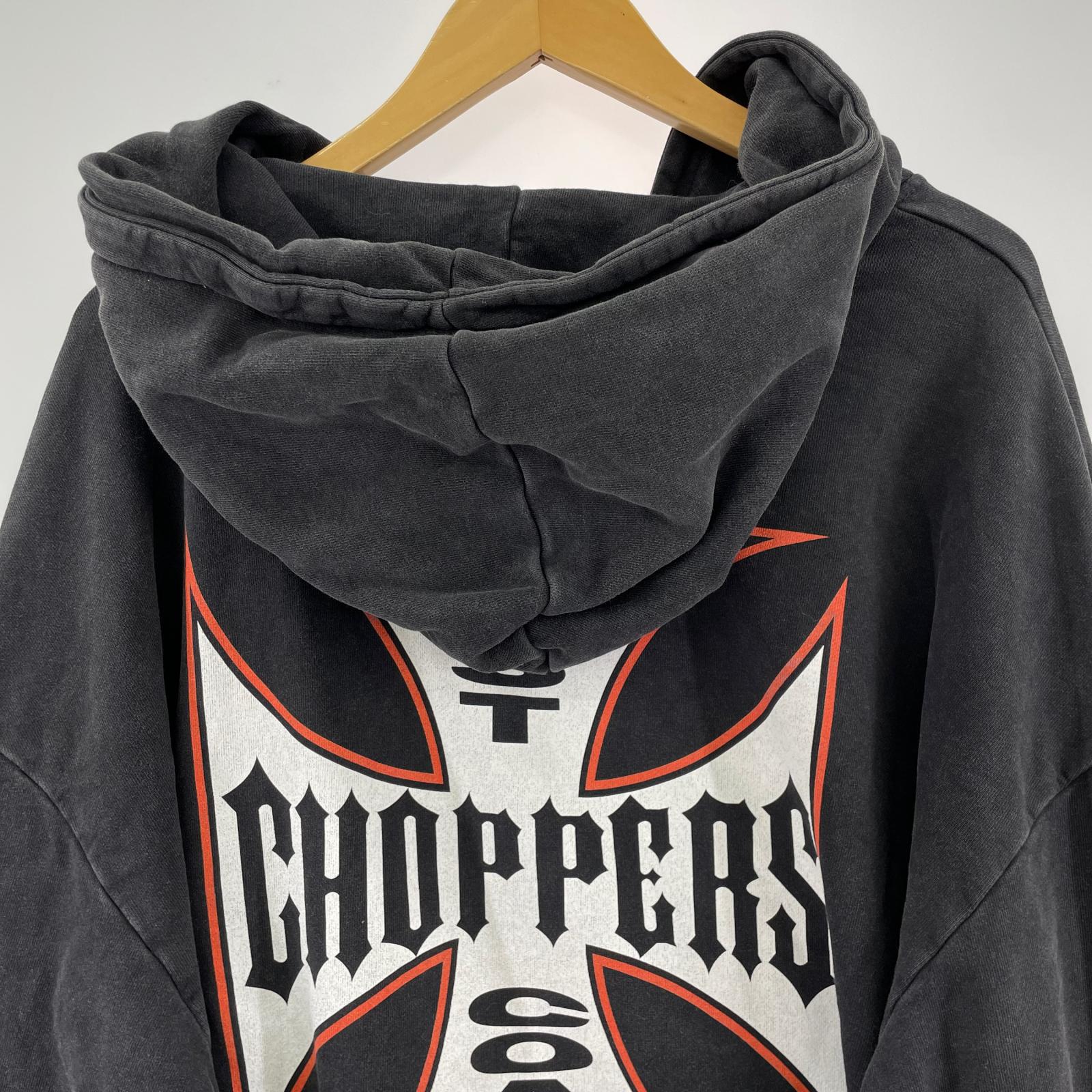 パーカー WEST COAST CHOPPERS プリントパーカーXXL ブラック