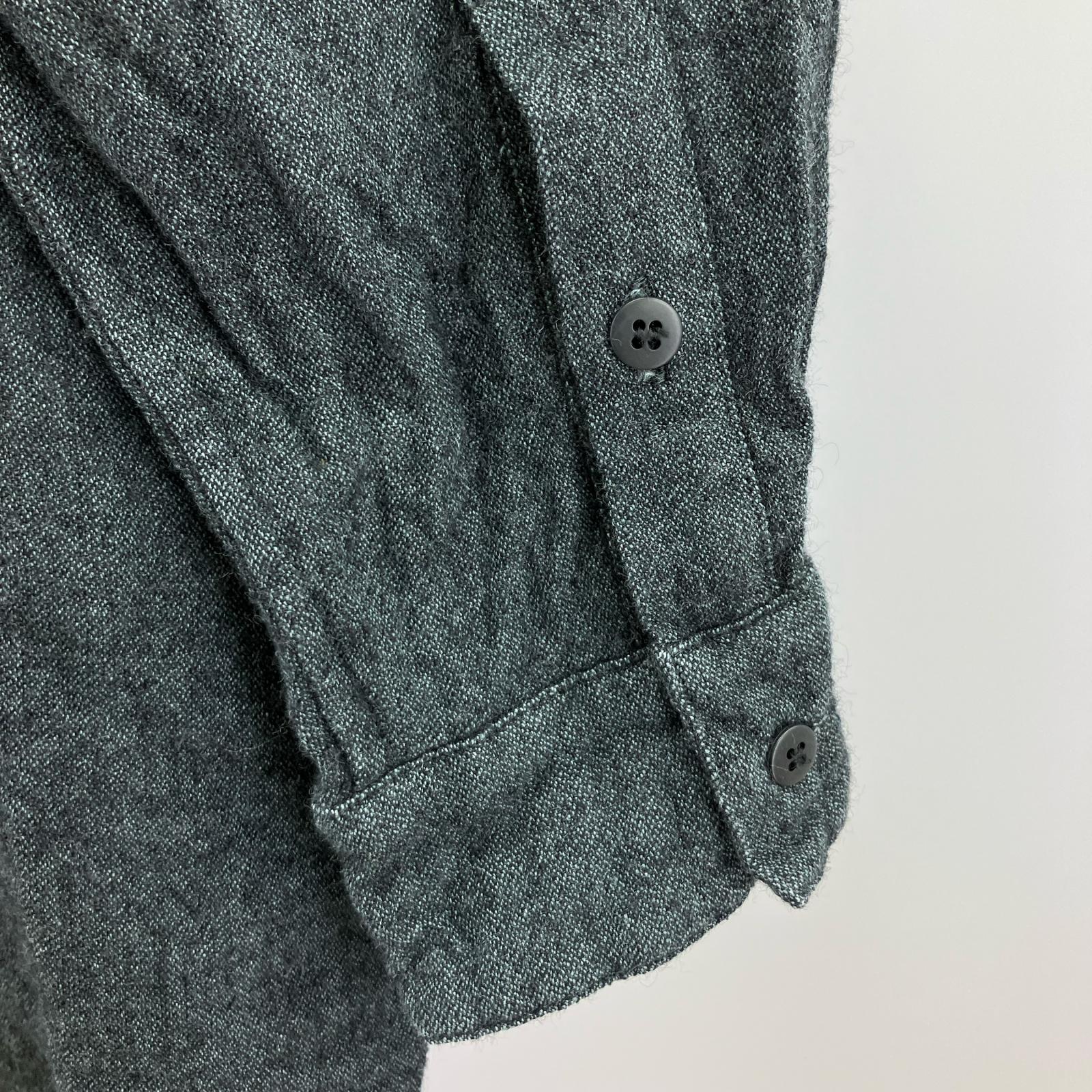 長袖シャツ Vlas Blomme Blushed Cotton Linen グレー グレー