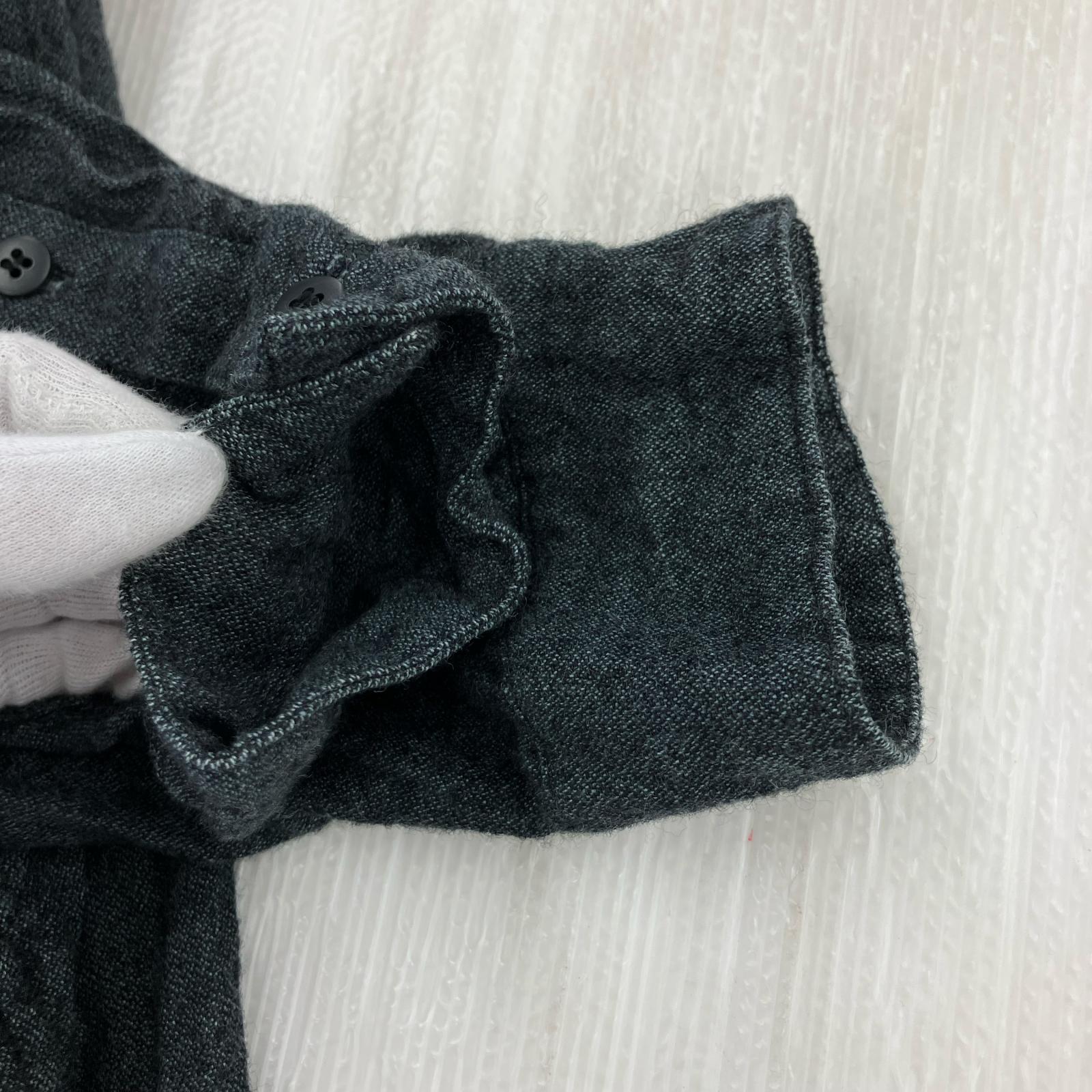 長袖シャツ Vlas Blomme Blushed Cotton Linen グレー グレー