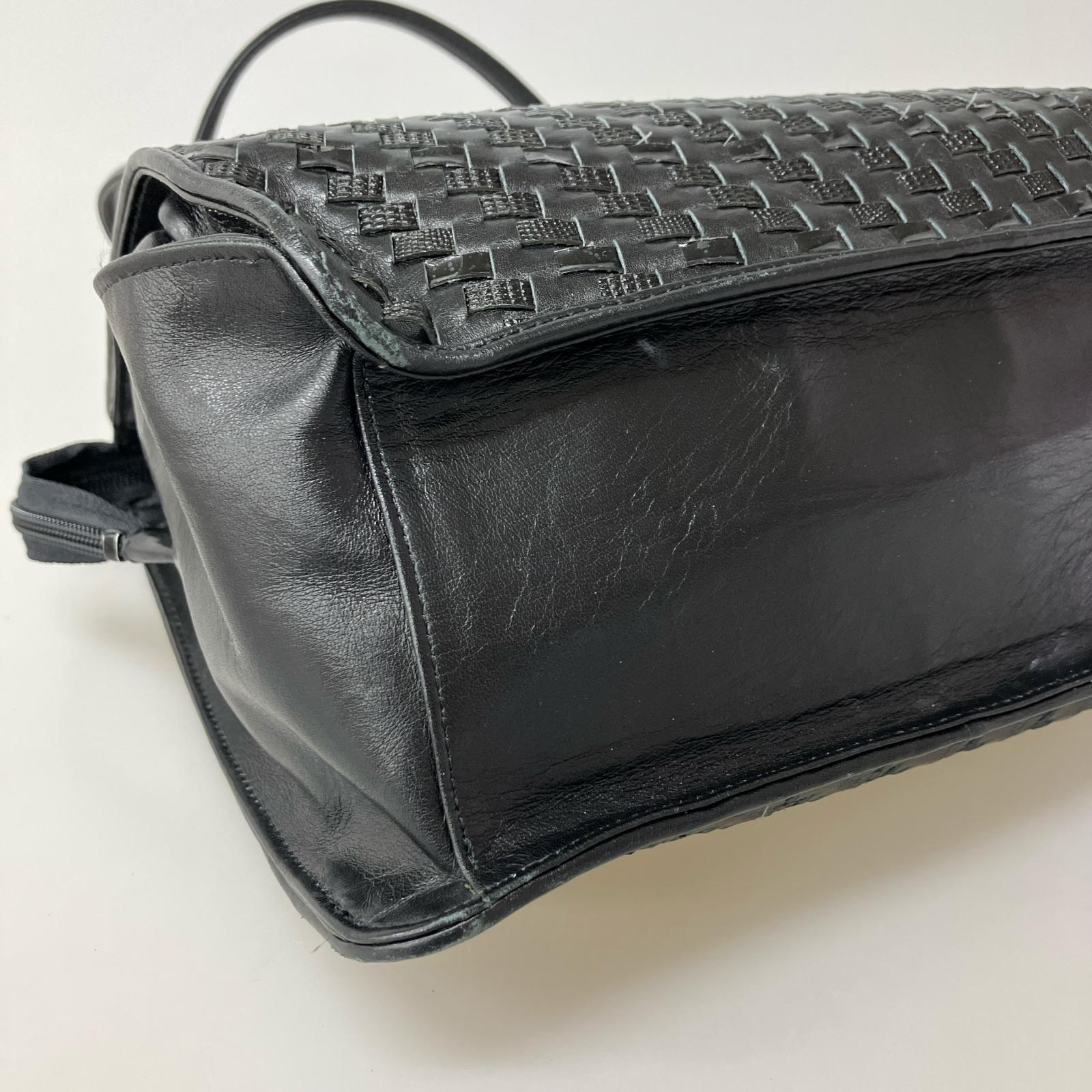 トートバッグ メッシュレザー 黒 トート ブラック