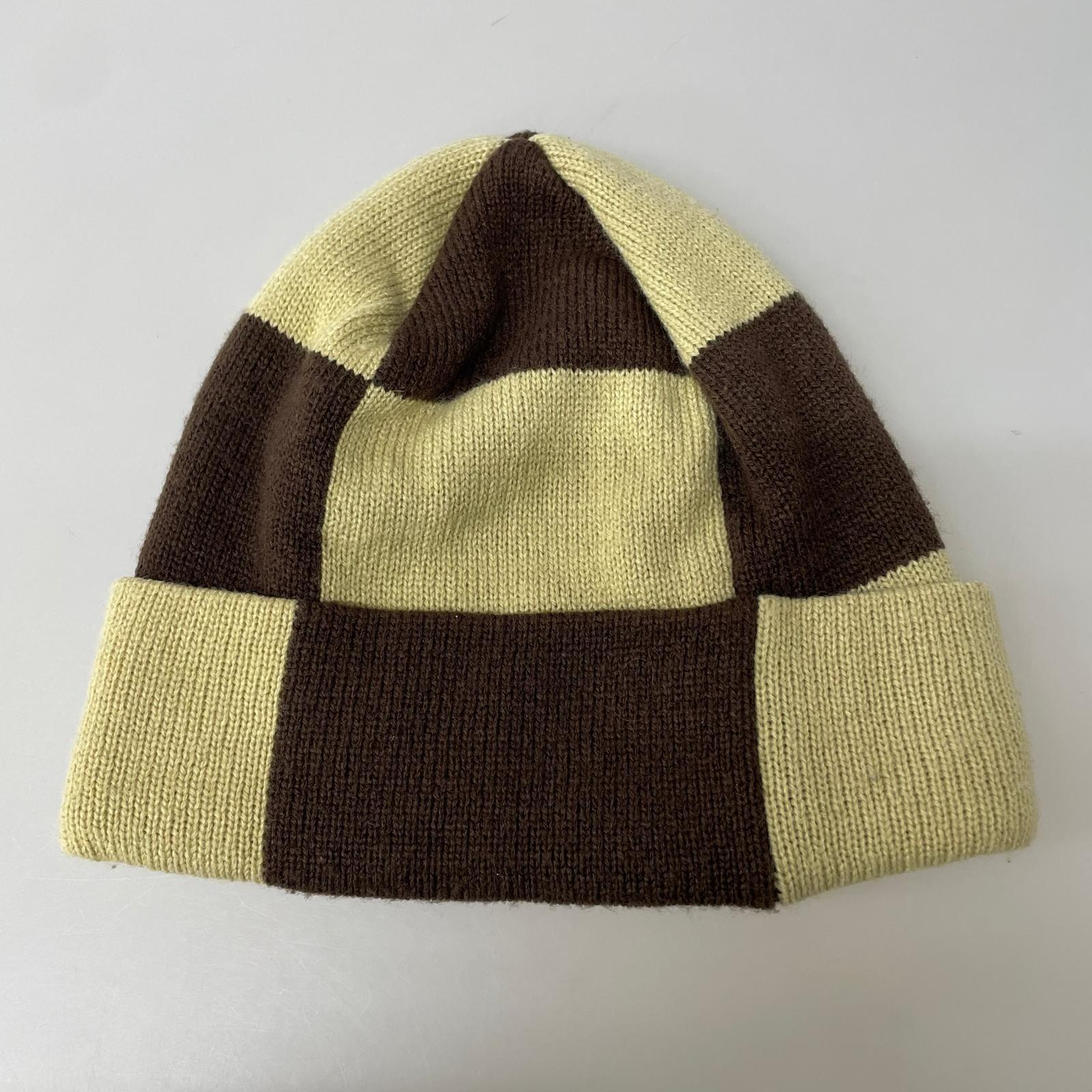ニットキャップ 19AW ニットキャップ 茶