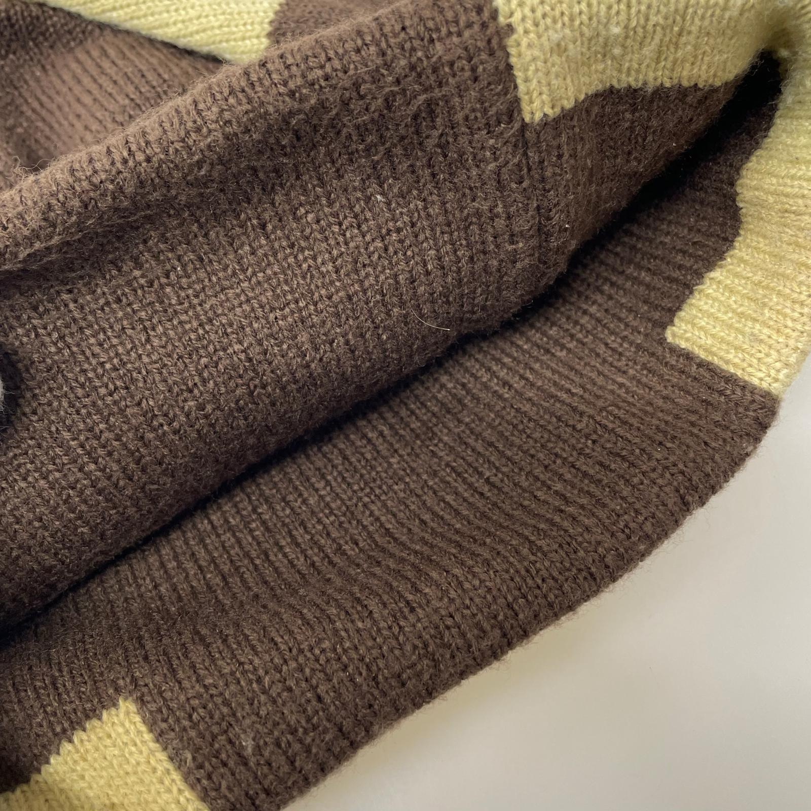 ニットキャップ 19AW ニットキャップ 茶