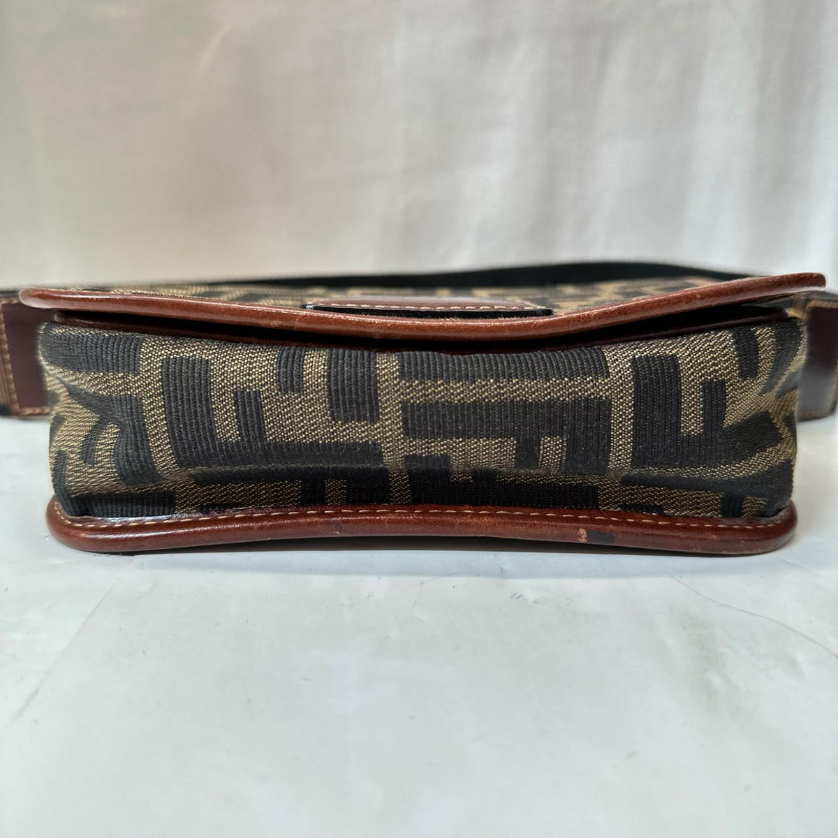 FENDI OLD 総柄 ショルダーバッグ 茶
