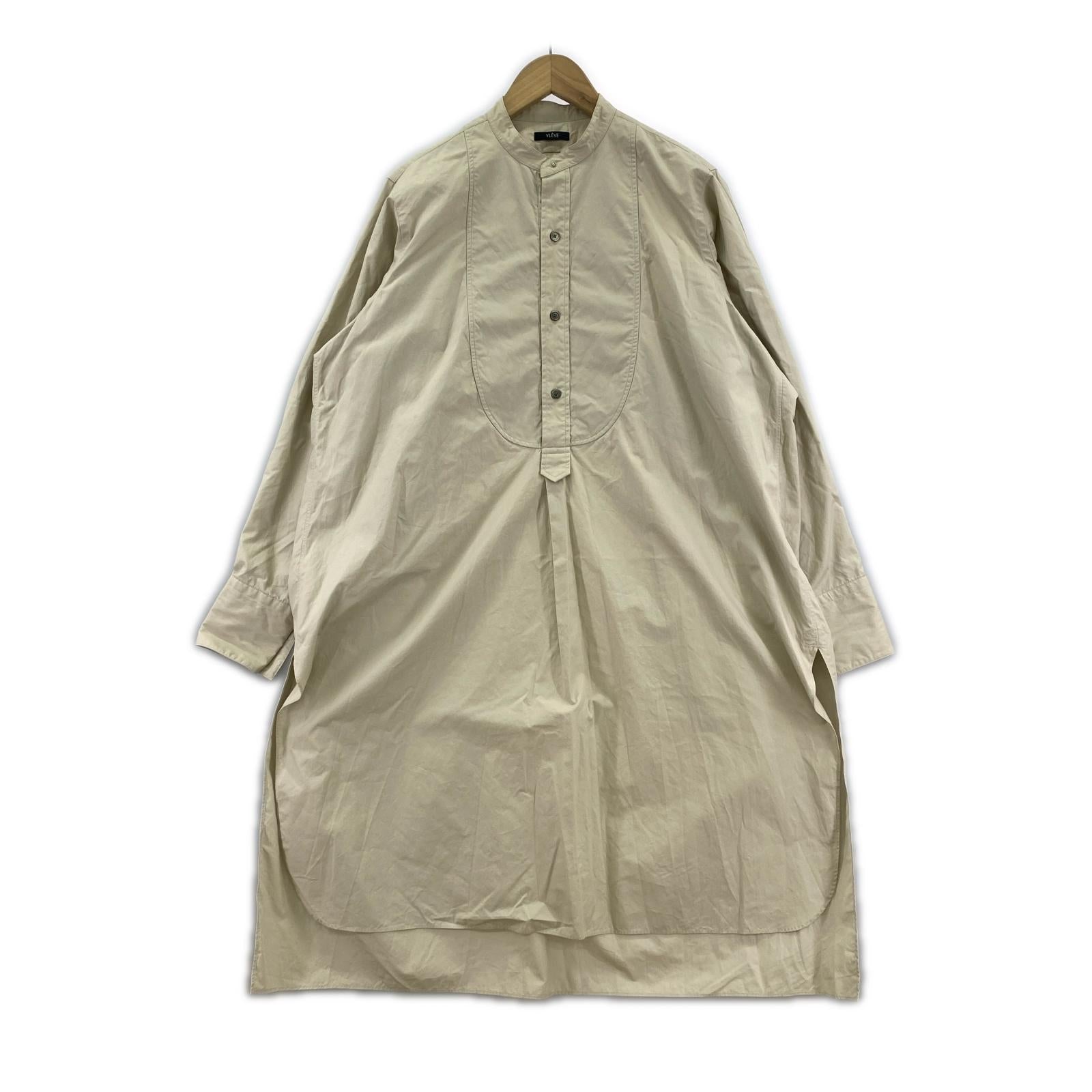 ワンピース YLEVE シャツ ベージュ フリー ベージュ