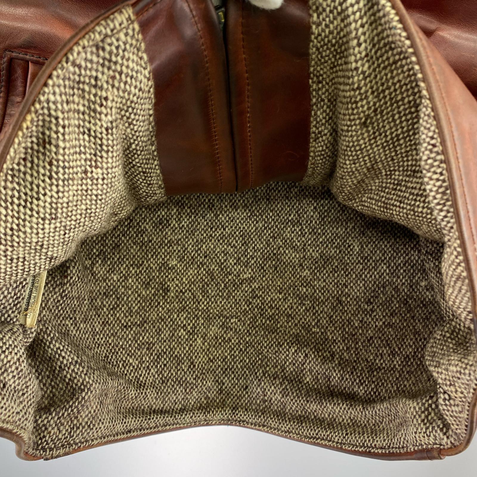 ジャケット Aero Leather ハイウェイマン ブラウン 36 36 ブラウン