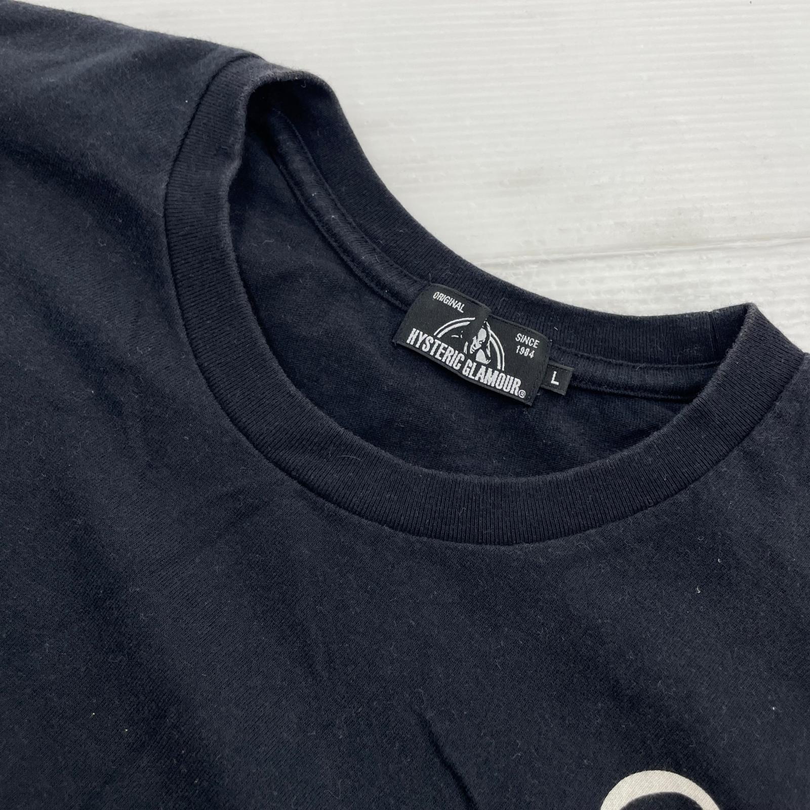 半袖Tシャツ ヒステリックグラマー 半袖 カットソー BK L ブラック