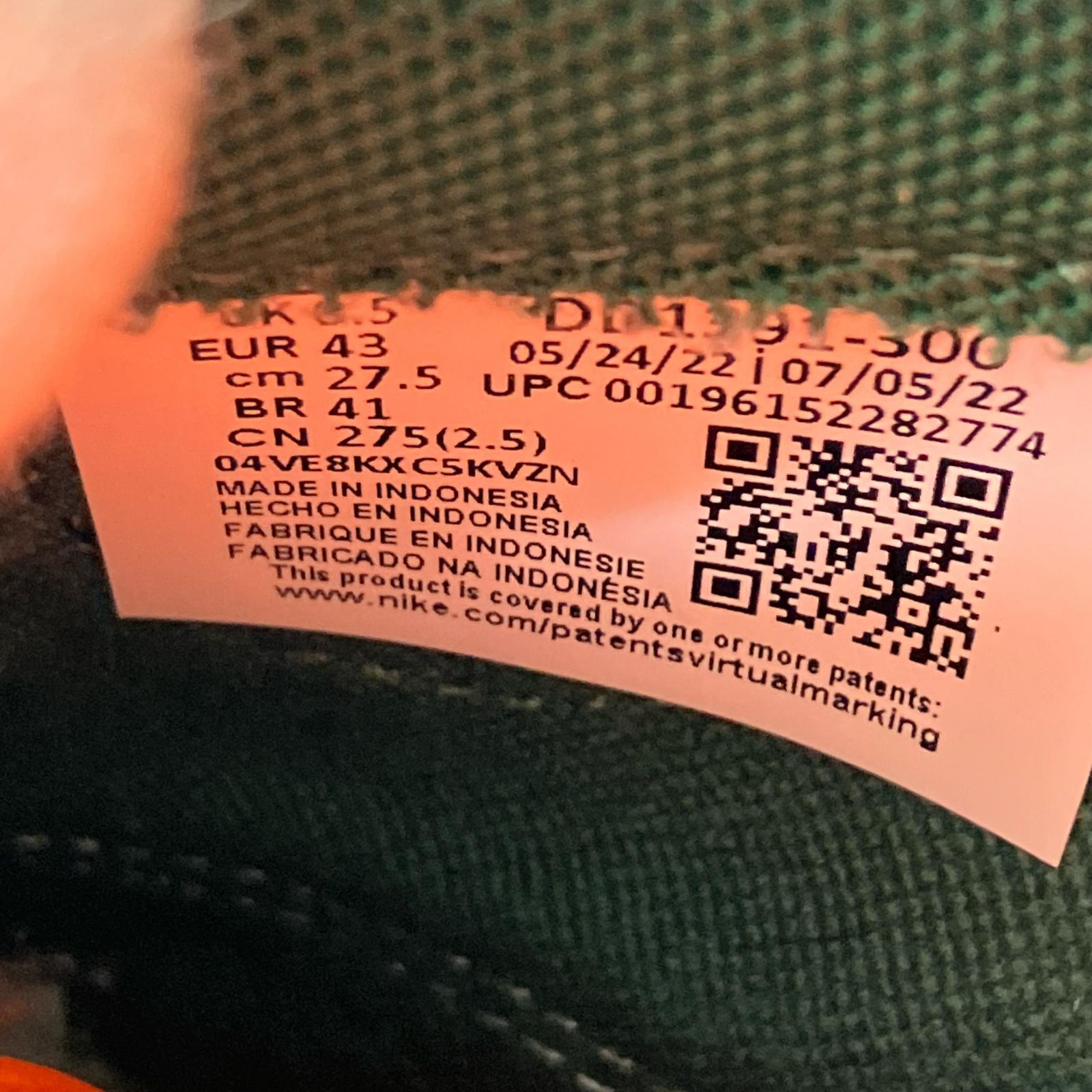 スニーカー DD1391-300 DUNK LOW RETRO GORGE GREEN 27.5cm (US9 1/2 UK9 EU45)