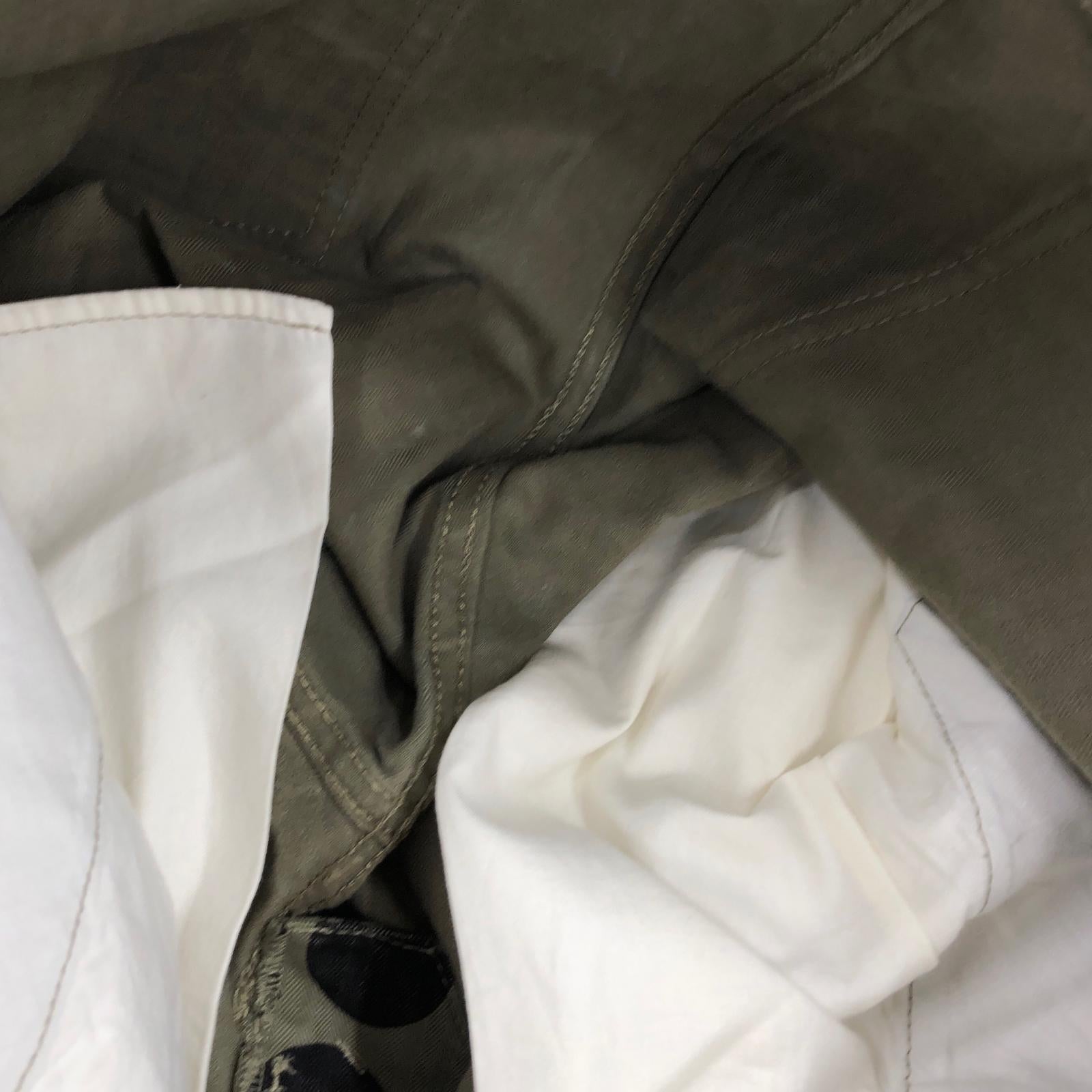 パンツ EYES SUIT 総柄クロップドパンツ S オリーブ S