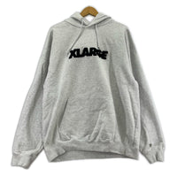 パーカー STANDARD LOGO HOODED SWEATSHIRT グレー (L) L グレー