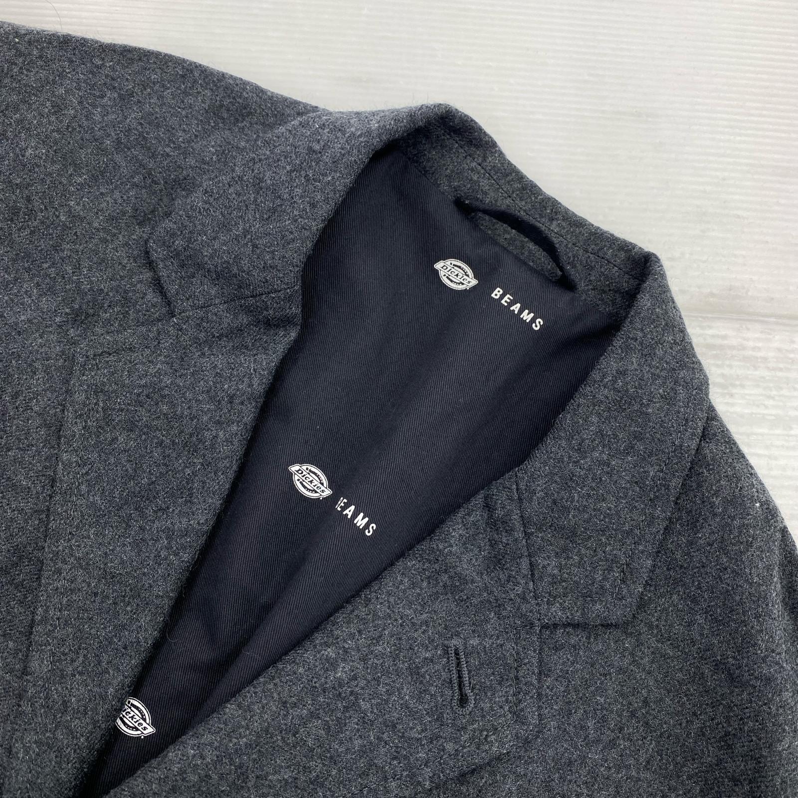 テーラードジャケット ×Beams ウール グレー (M) M ブラック