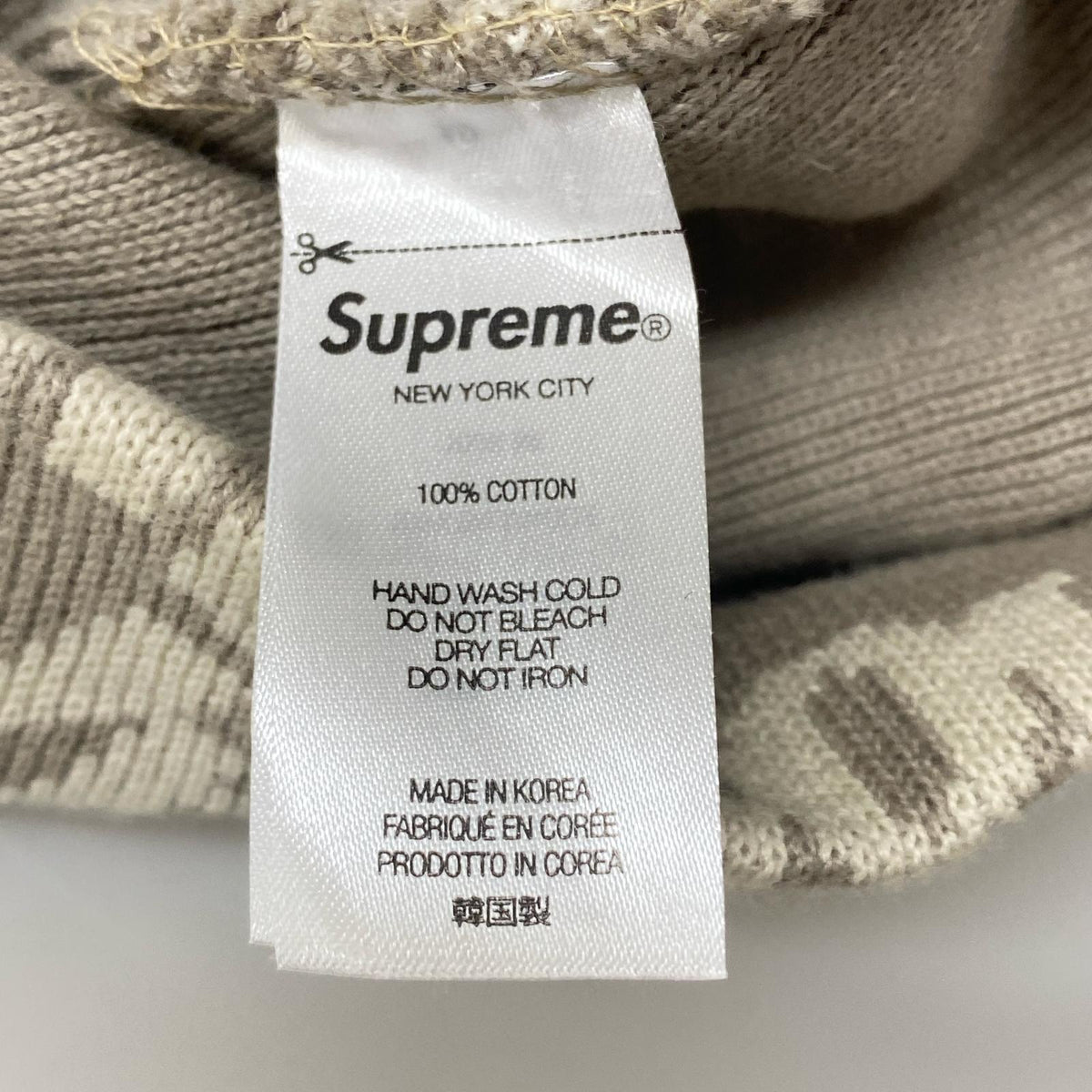 ニットキャップ 22SS Fat Tip Beanie Tan