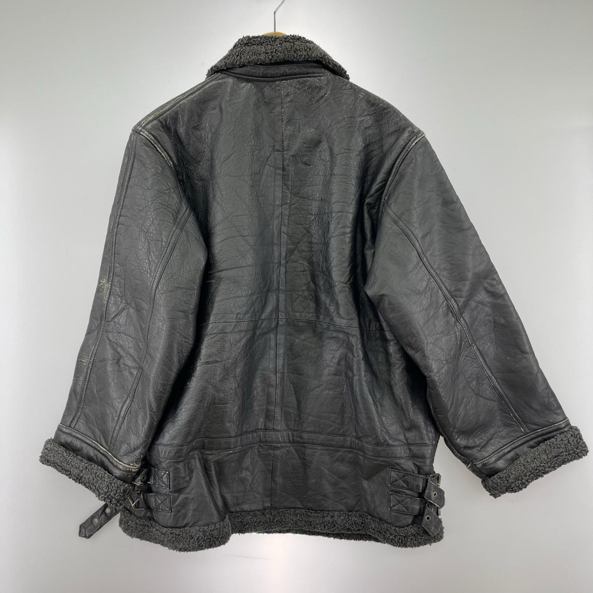 レザージャケット VINTAGE 裏ボアレザージャケット 黒 ブラック