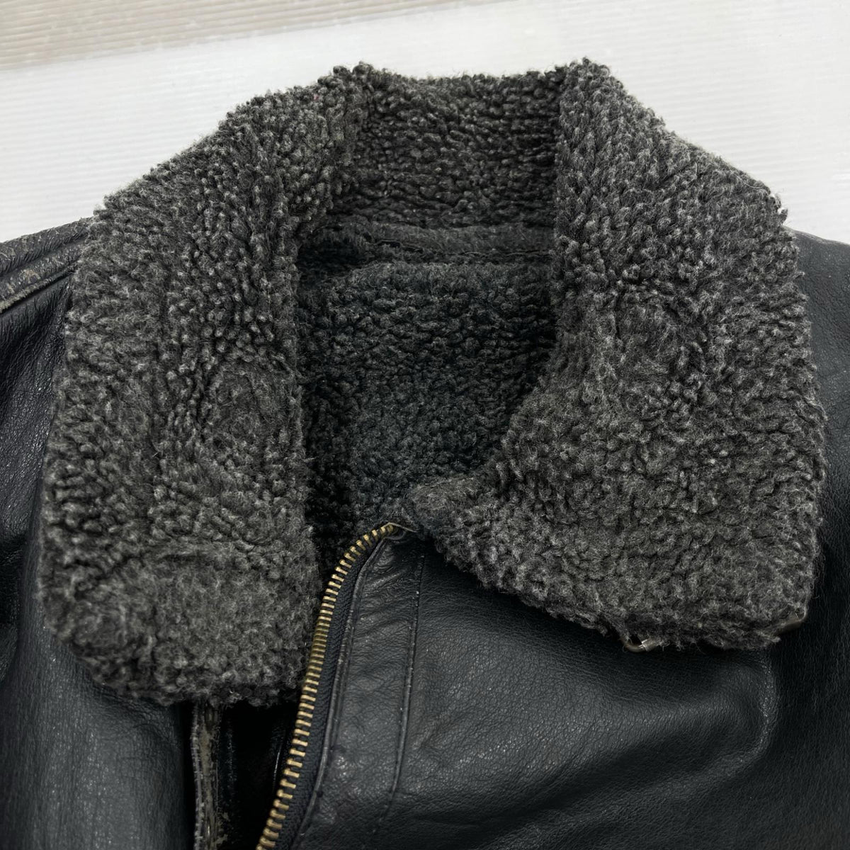 レザージャケット VINTAGE 裏ボアレザージャケット 黒 ブラック