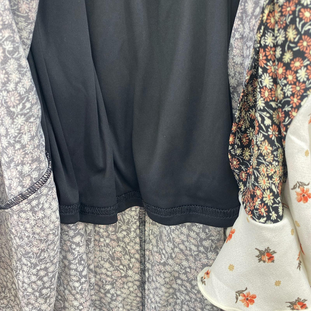 ワンピース MADE WITH LIBERTY FABRIC ラッフルキャミソールドレス 1 マルチカラー
