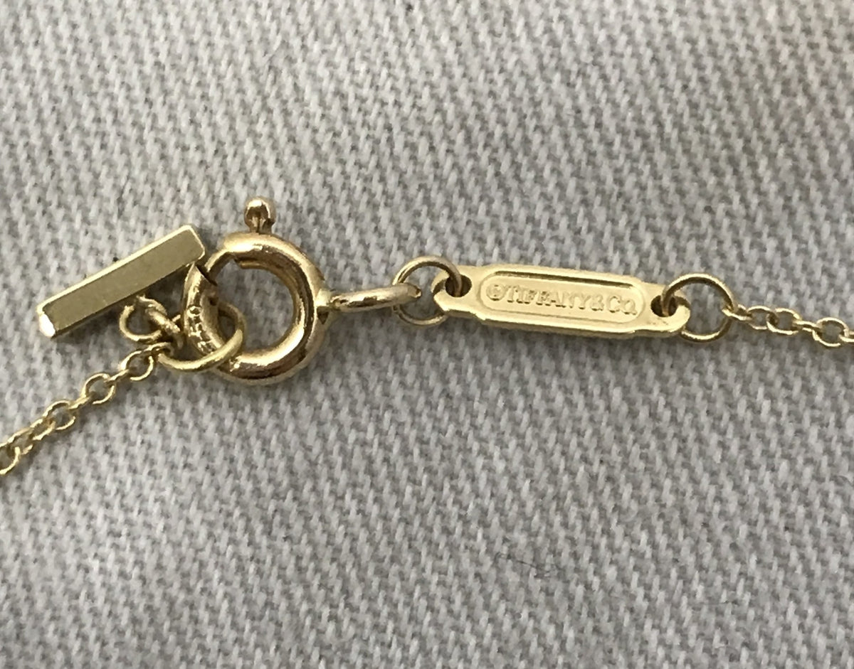 Tiffany&Co./Tスマイルペンダント ラージ/750YG