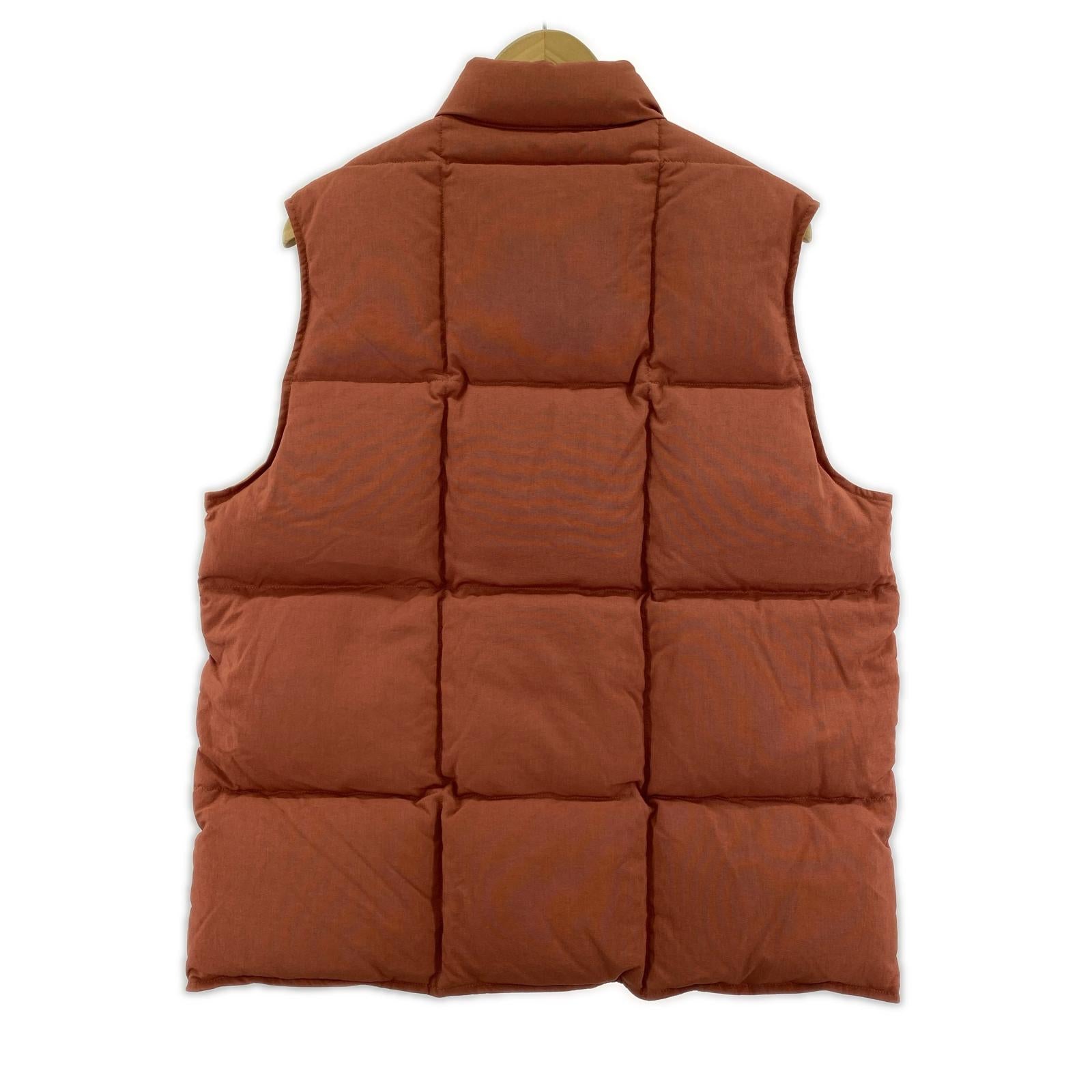 ダウンベスト BEAMS+ DOWN VEST ORANGE (S) S オレンジ
