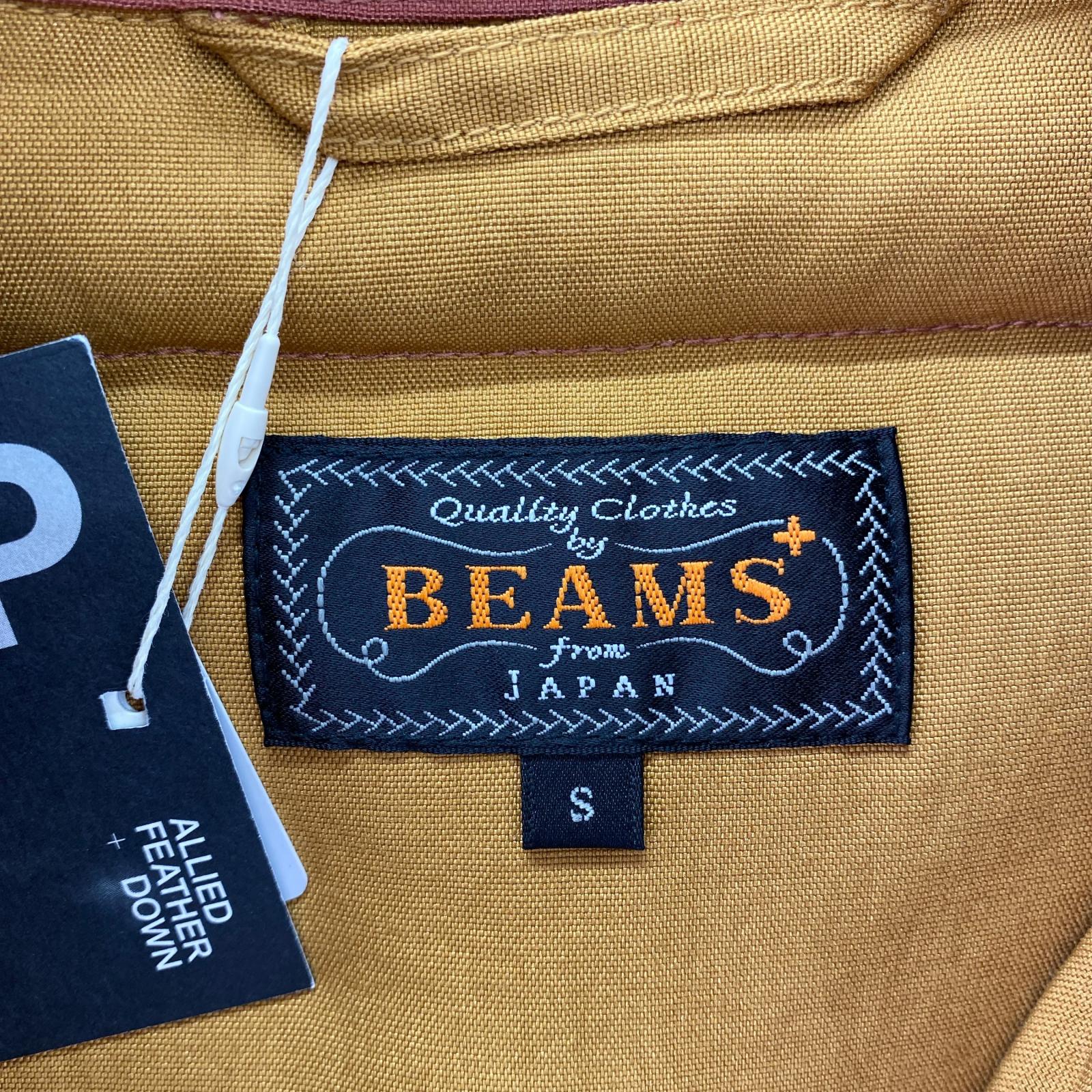 ダウンベスト BEAMS+ DOWN VEST ORANGE (S) S オレンジ