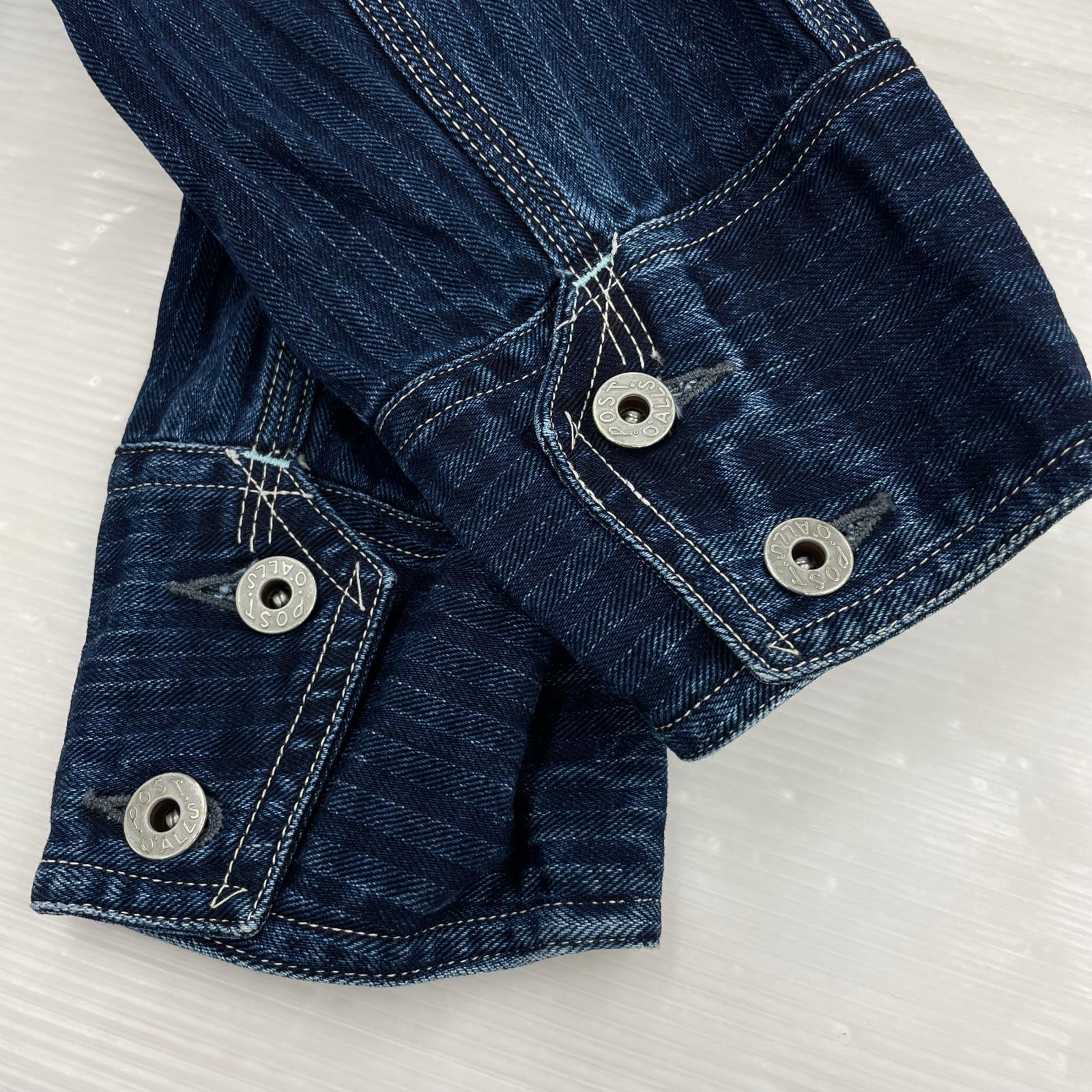 デニムジャケット Engineers Jacket herringbone denim (S) S ネイビー
