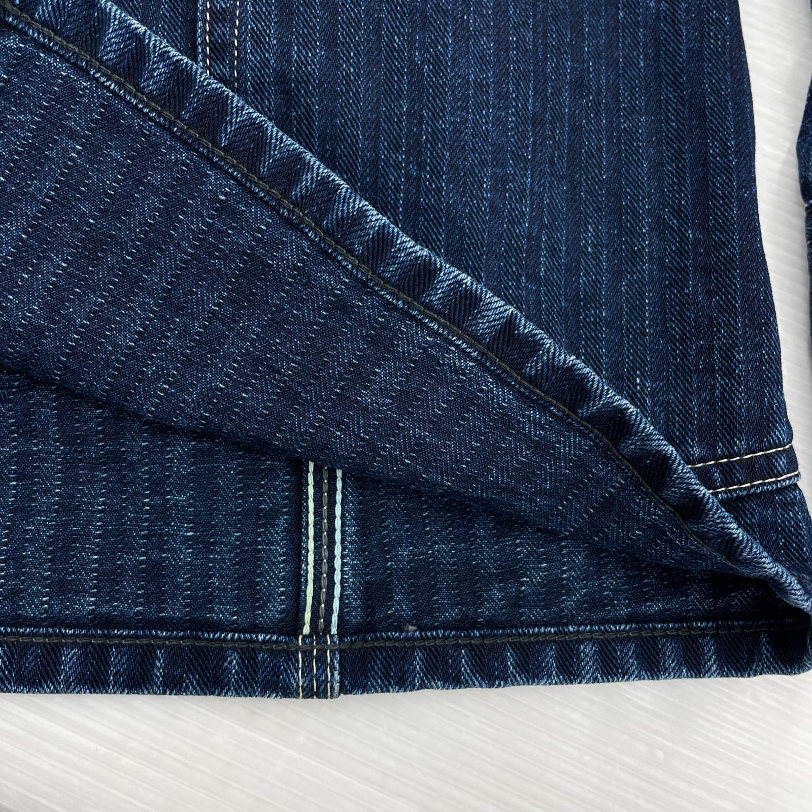 デニムジャケット Engineers Jacket herringbone denim (S) S ネイビー