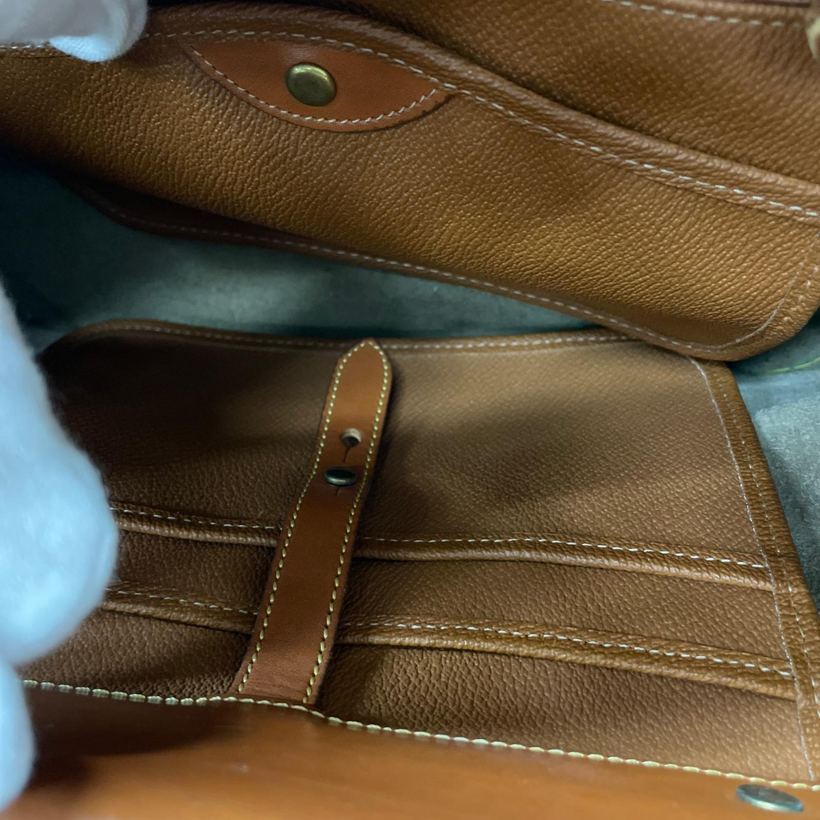 ショルダーバッグ Dooney&Bourke レザー2wayショルダー BR ※スレ ブラウン