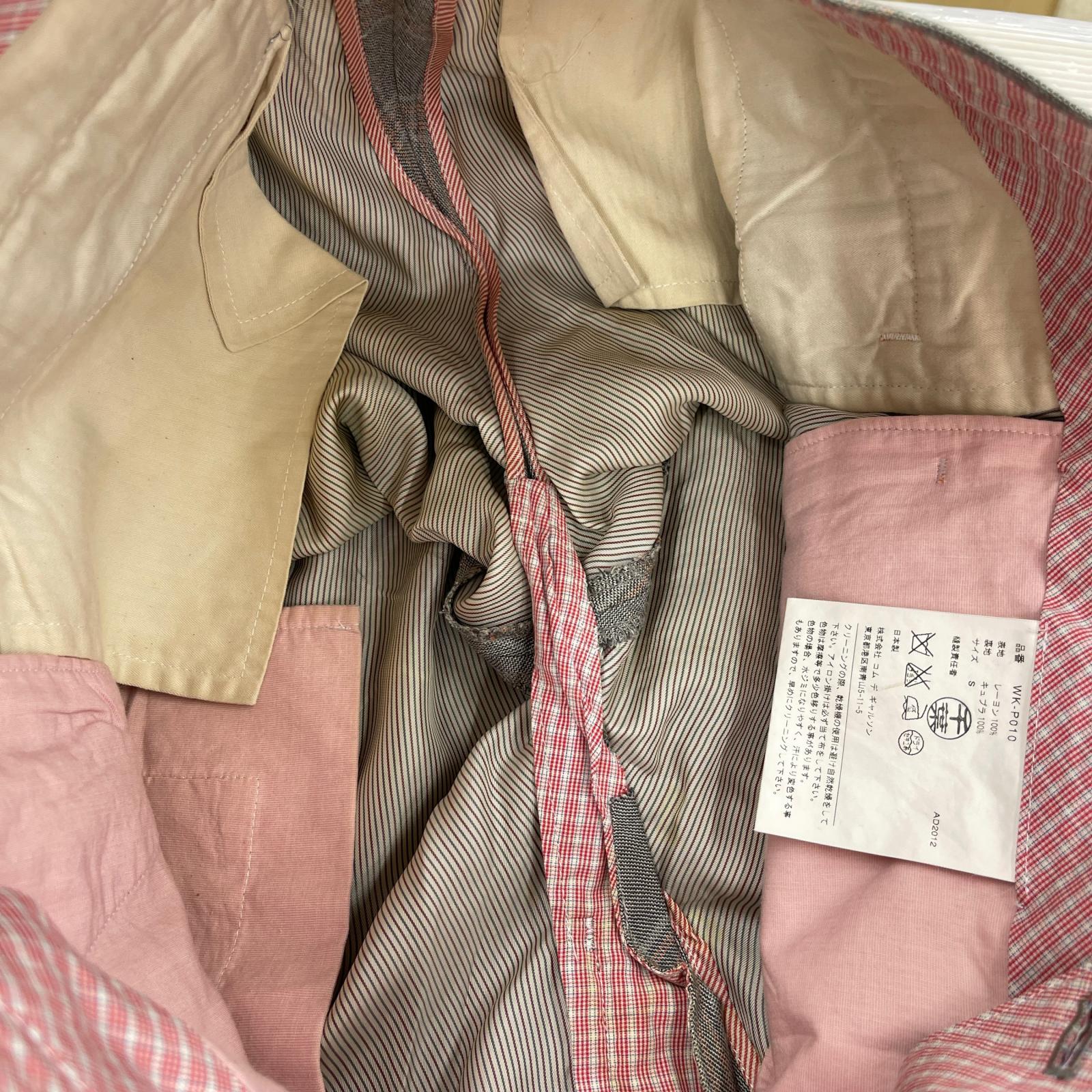 ジャケット JUNYA WATANABE COMME des GARCONS レーヨンチェックセットアップ S グレー S グレー