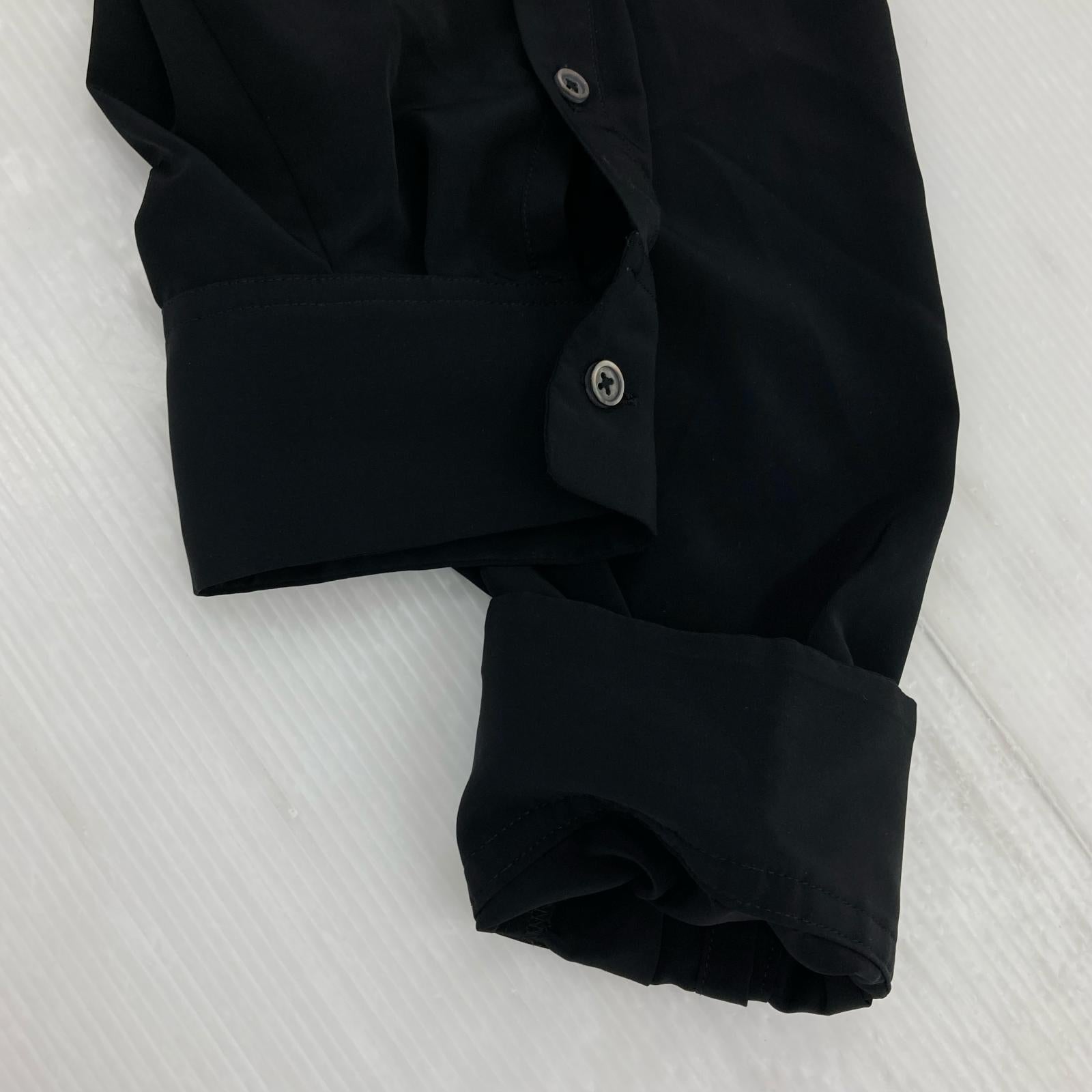 長袖シャツ LAD MUSICIAN 26SS DECHINE FRILL BIG SHIRT 44 ブラック 44 ブラック