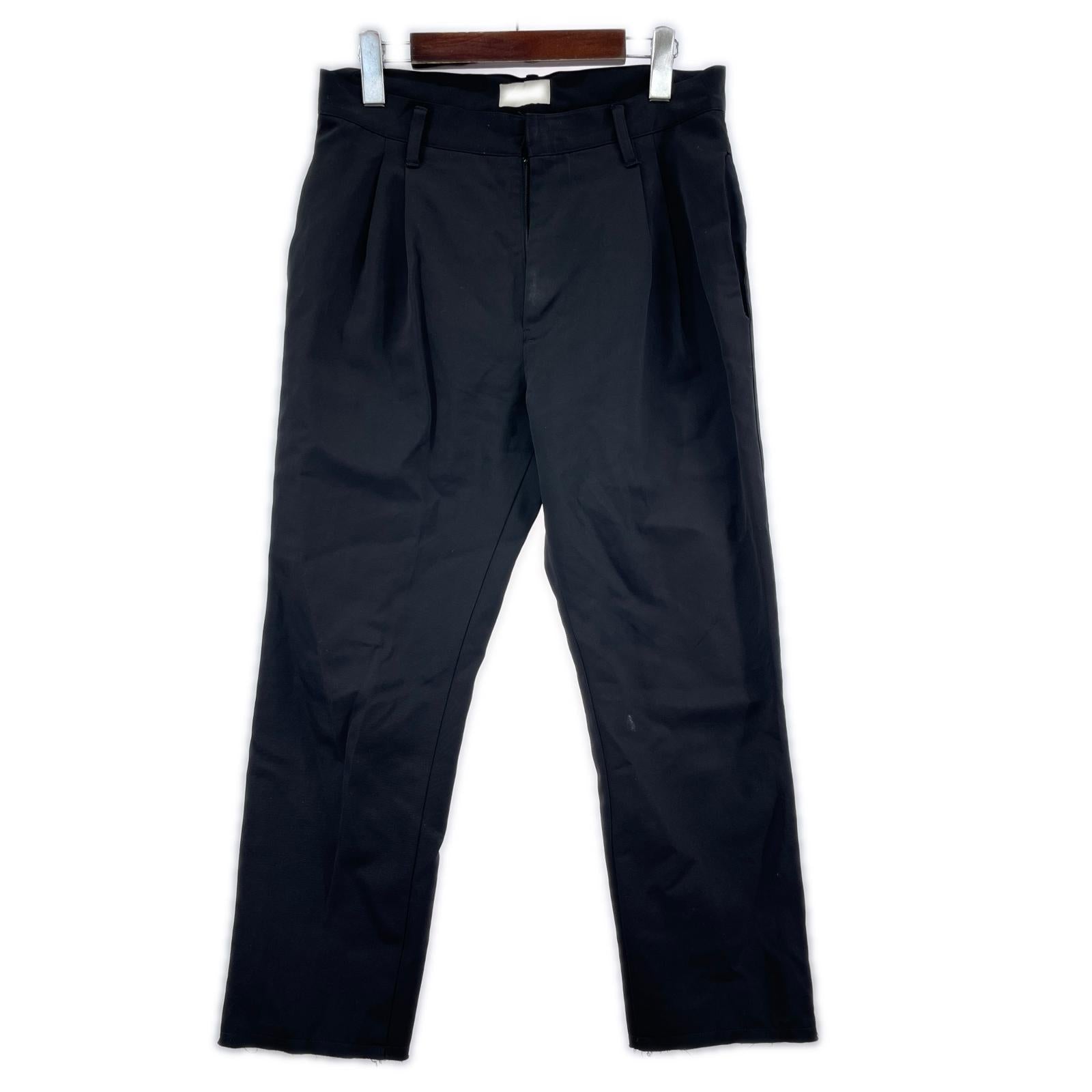 パンツ 18AW スラックス 黒 (0) 0 ブラック