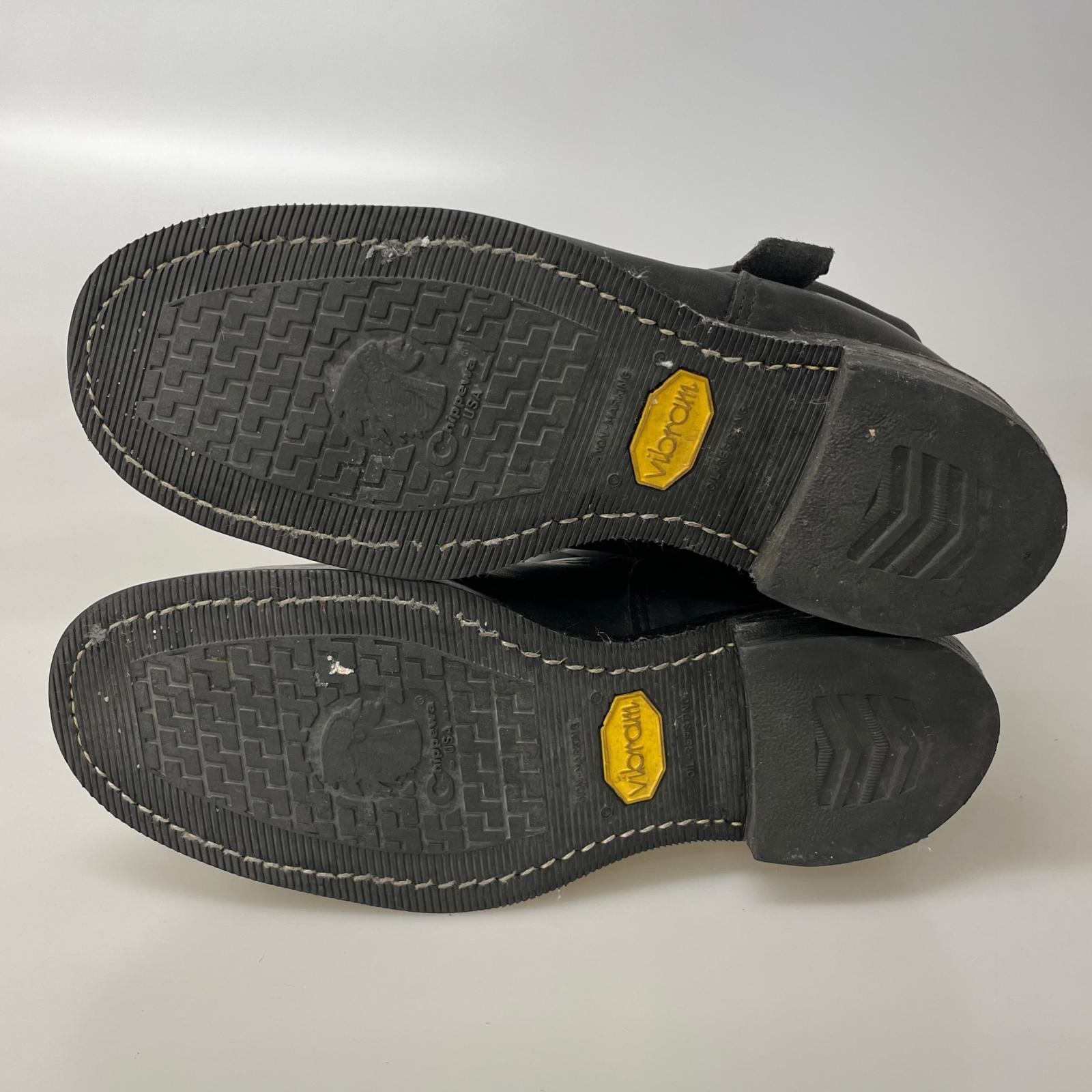 ブーツ Chippewa 27909 ロングエンジニアブーツ ブラック