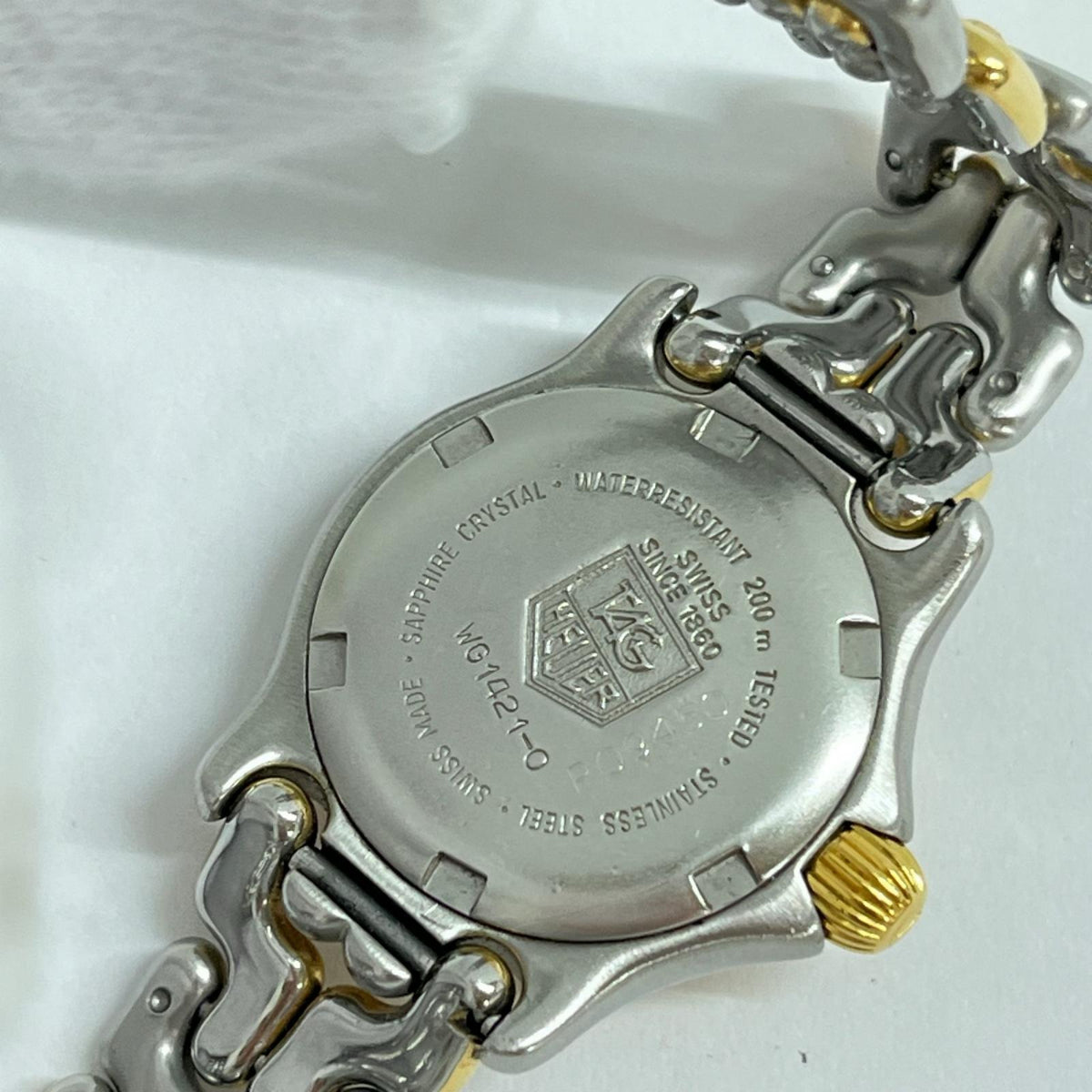 タグホイヤー/セル・プロフェッショナル/WG1421-0/電池交換済み レディースQZ WG1421-0 TAG Heuer 腕時計