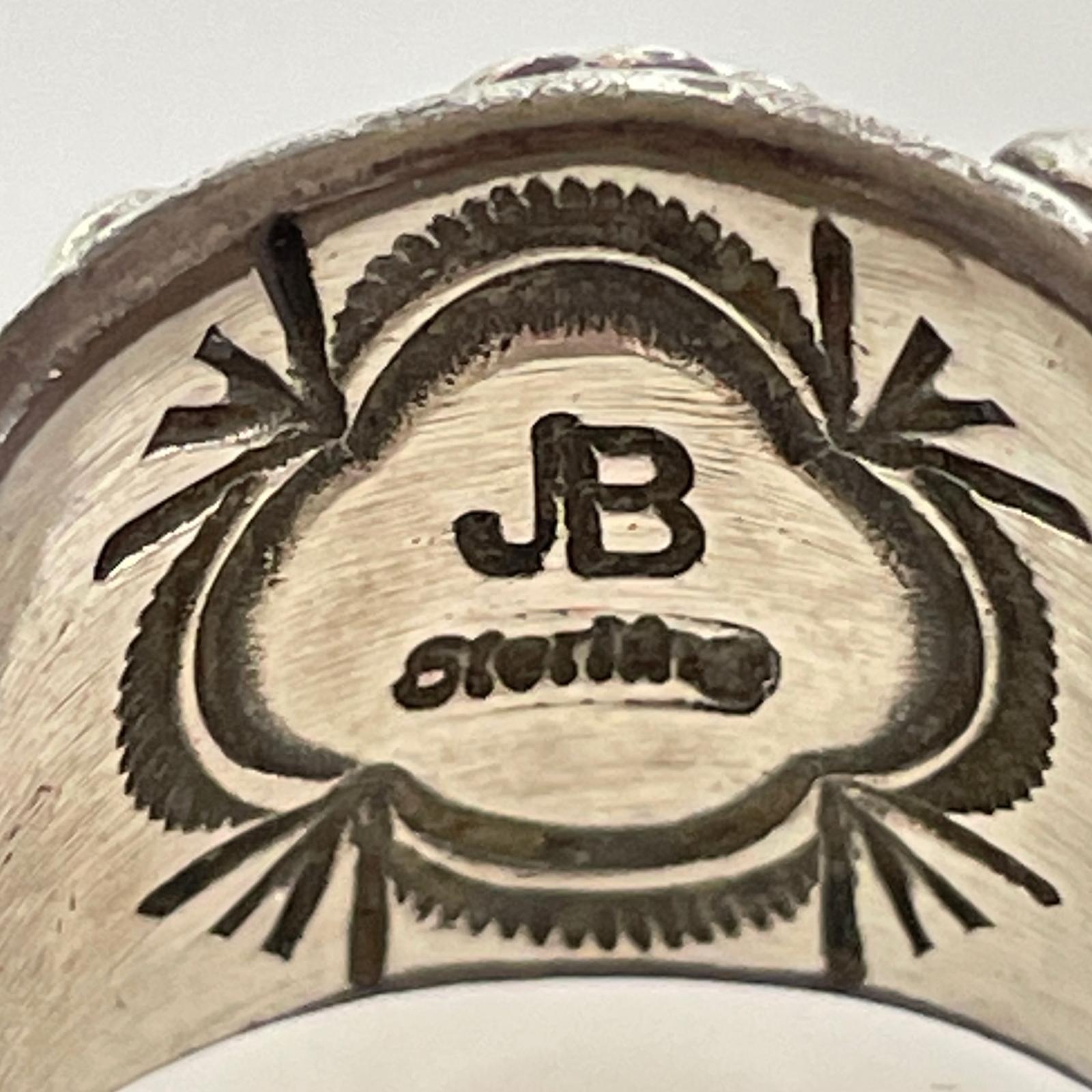 リング・指輪 インディアンジュエリー JB刻印 ナバホ族 リング シルバー