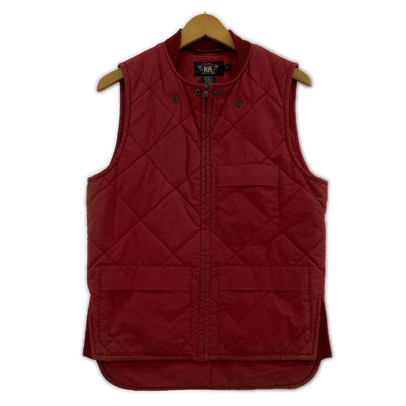 ジャケット RRL キルティングベスト (XS) レッド