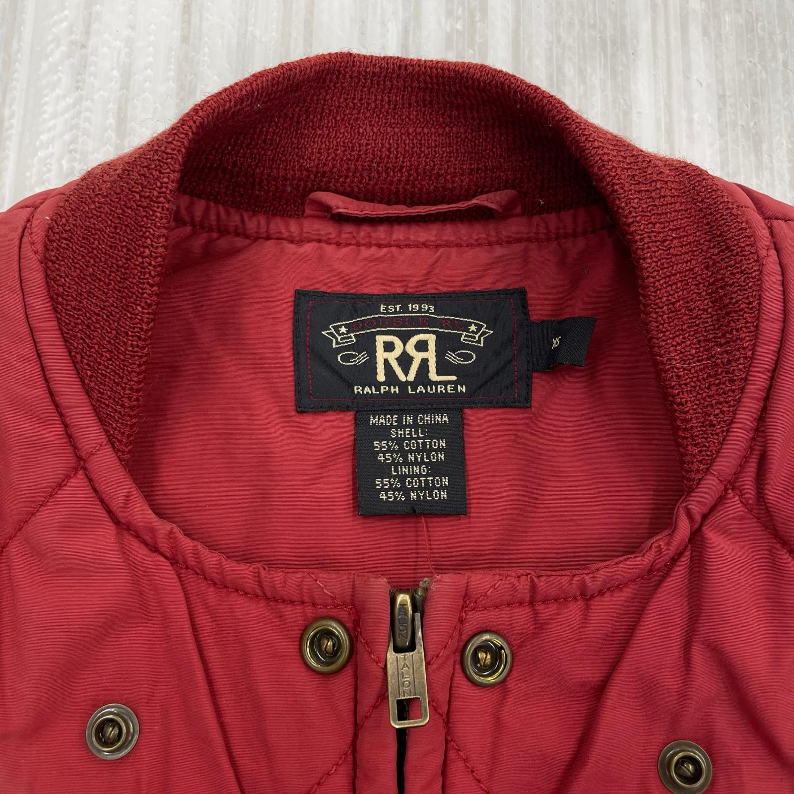 ジャケット RRL キルティングベスト (XS) レッド