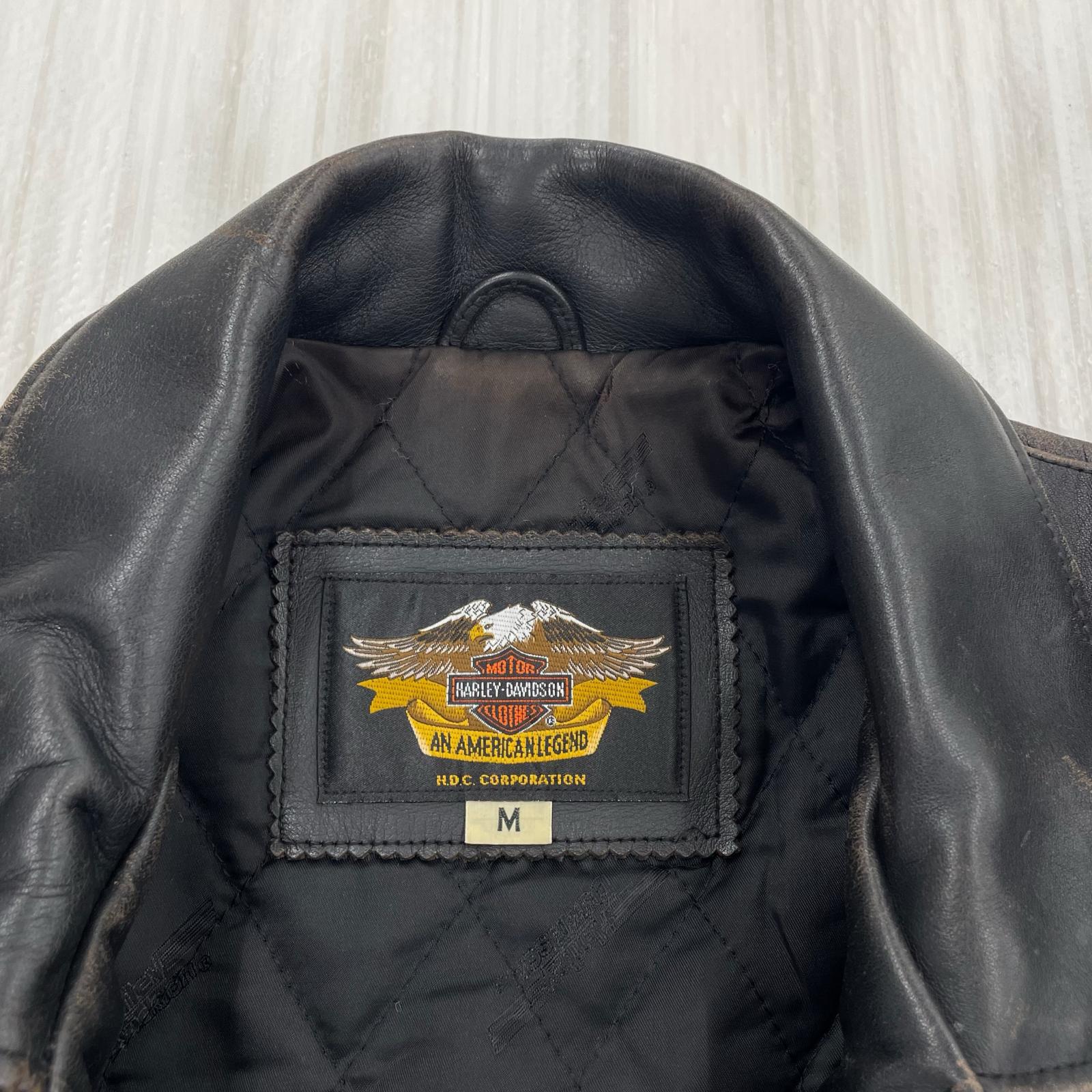 ジャケット シングルライダースジャケット M ブラック