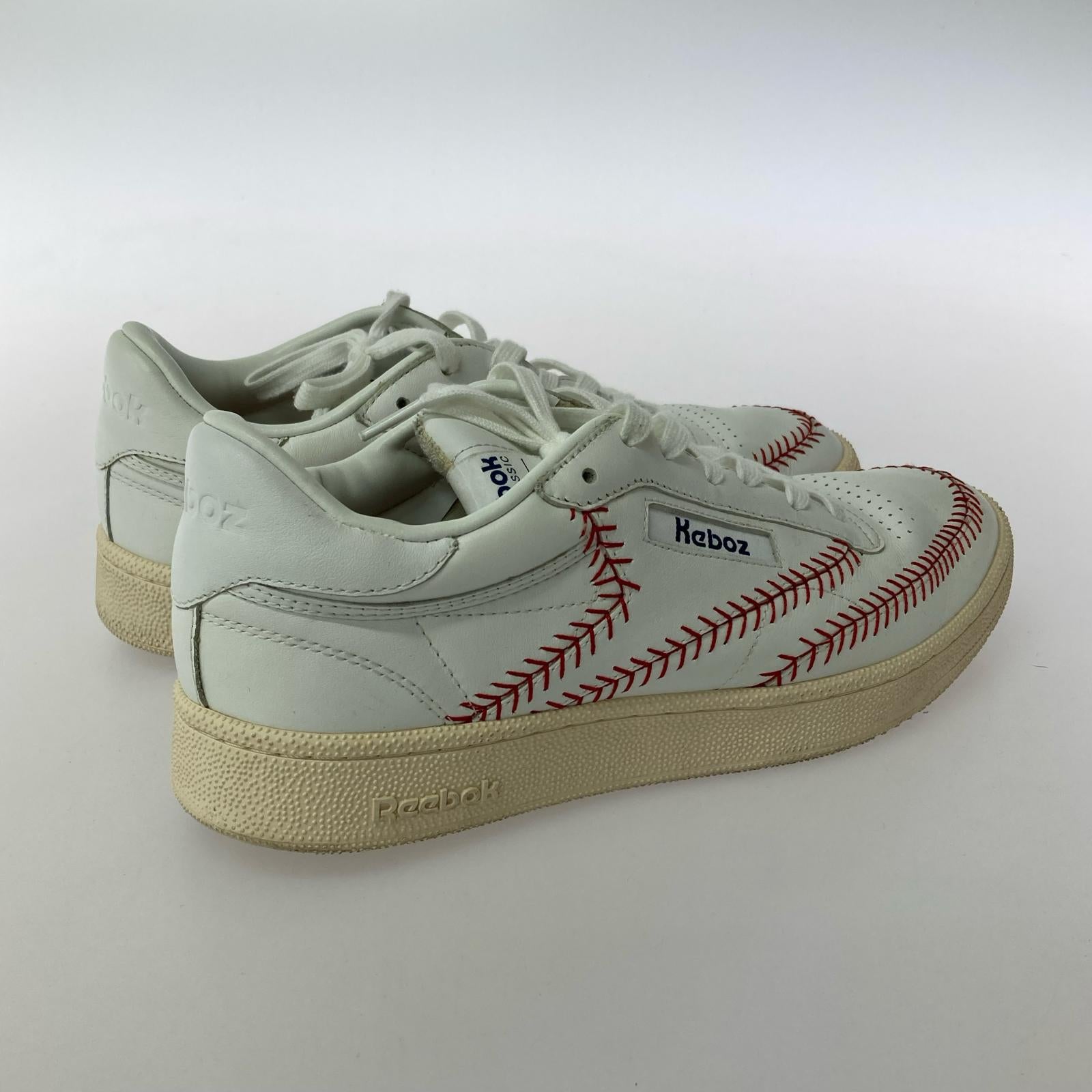 スニーカー Reebok CLUB C 85 atmos x KEBOZ WHITE 27.5cm (US9 1/2 UK9 EU45) ホワイト