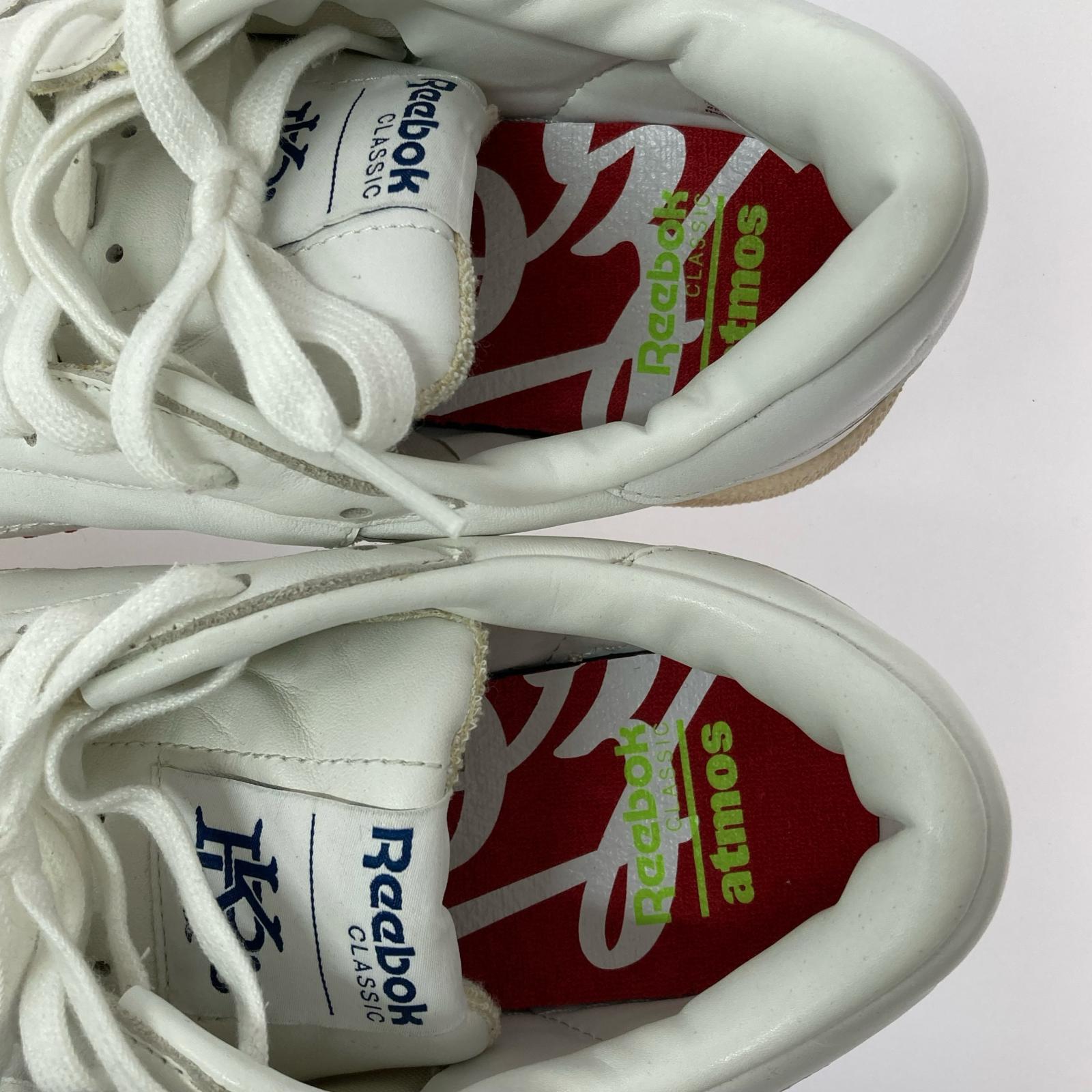 スニーカー Reebok CLUB C 85 atmos x KEBOZ WHITE 27.5cm (US9 1/2 UK9 EU45) ホワイト