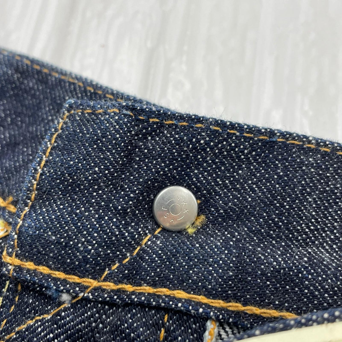 デニムパンツ 濃紺 34 ネイビー