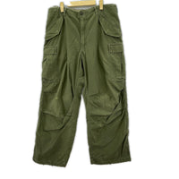 パンツ 60s M-65 アルミジップ 緑 M グリーン