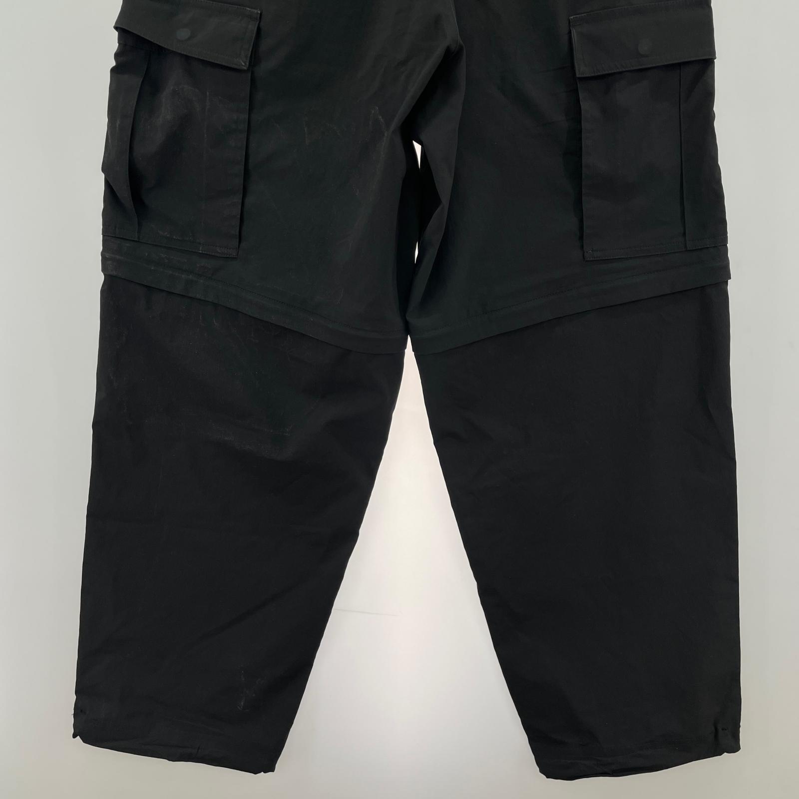 パンツ ワイドパンツ 黒 XL ブラック