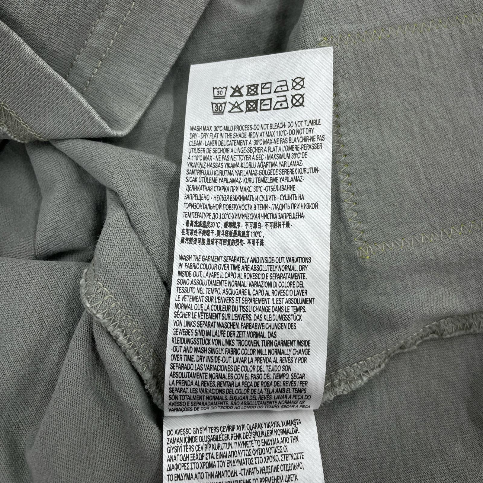 長袖Tシャツ T-CRANE-LS-L3 袖プリントL/Sカットソー グレー グレー