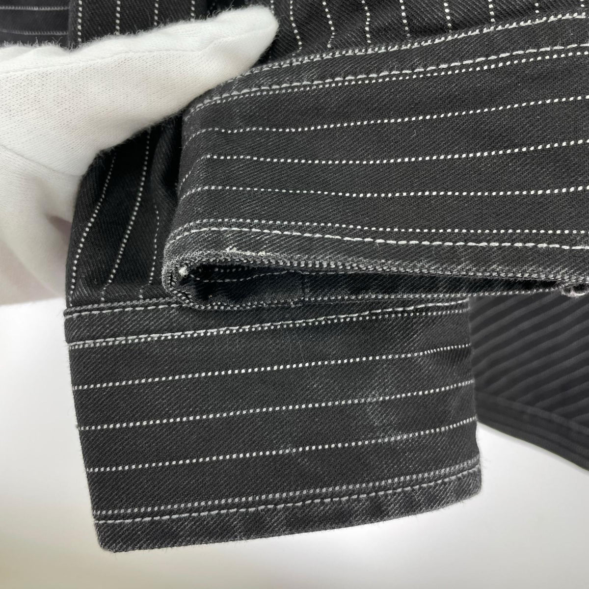 ジャケット OLD HICKORY DENIM JACKET 黒 (S) S ブラック