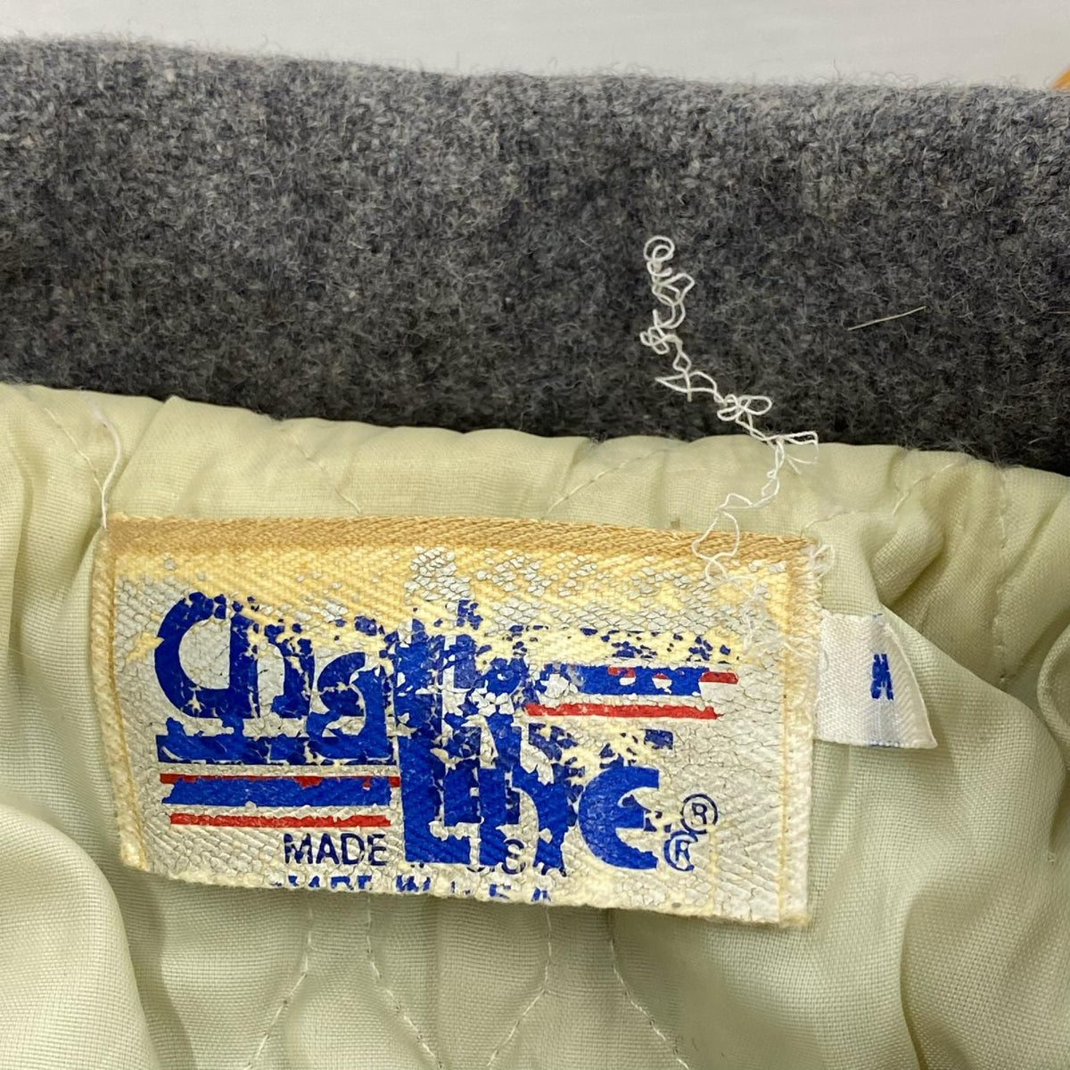 ジャケット Chalk Line RAIDERS ウール混 グレー (M) M グレー