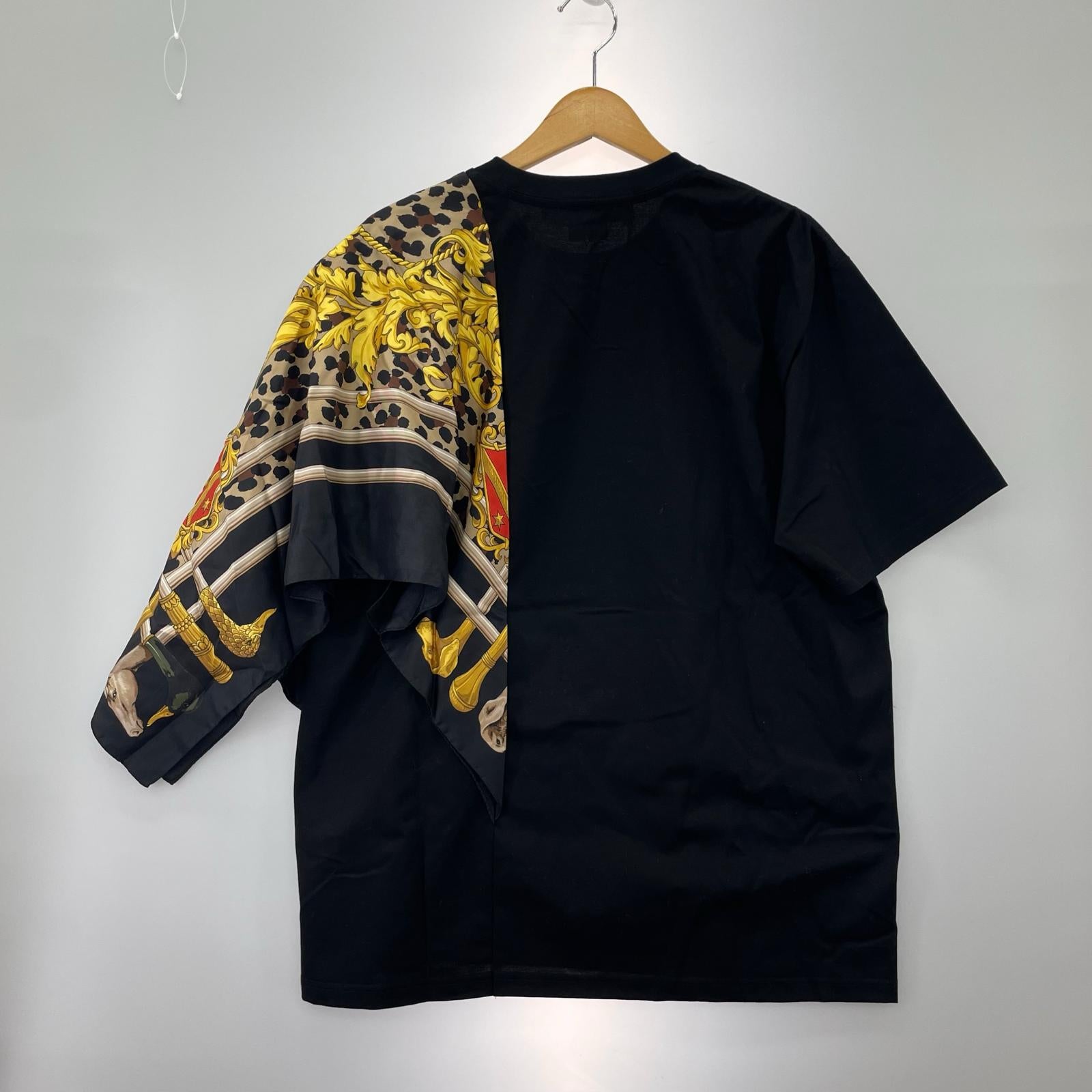 半袖Tシャツ SOORP SILK SCARF TEE(L) L ブラック