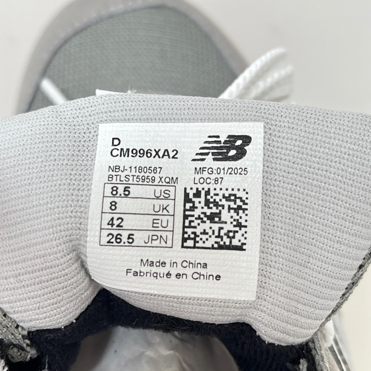 スニーカー CM996XA2 GORE-TEX グレー 26.5 26.5cm (US8 1/2 UK8 EU43)