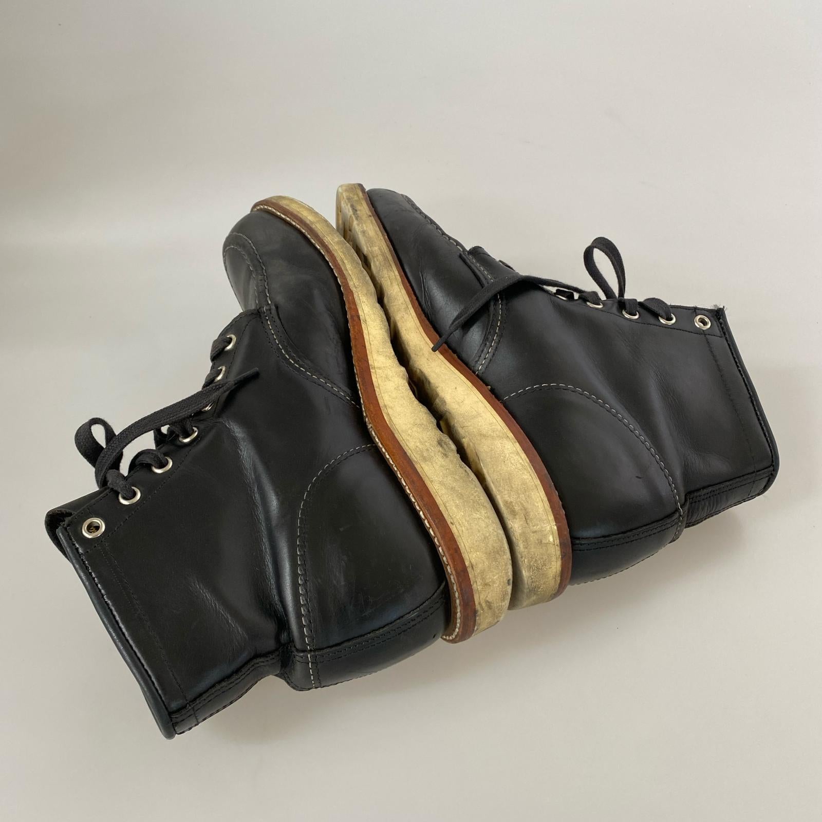 ブーツ 6inch Moc Toe Wedge Boot 26.5cm 26.5cm (US8 1/2 UK8 EU43) ブラック