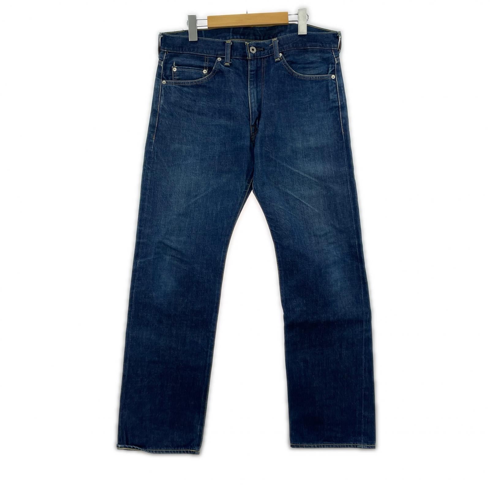 デニムパンツ ×HUMAN MADE セルビッジデニム L L ブルー